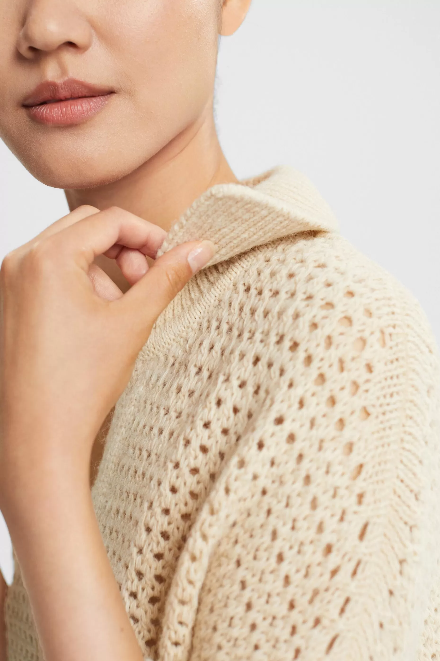 ESPRIT Alpaca blend: textured knit jumper at our Online Shop * Sale Under $50