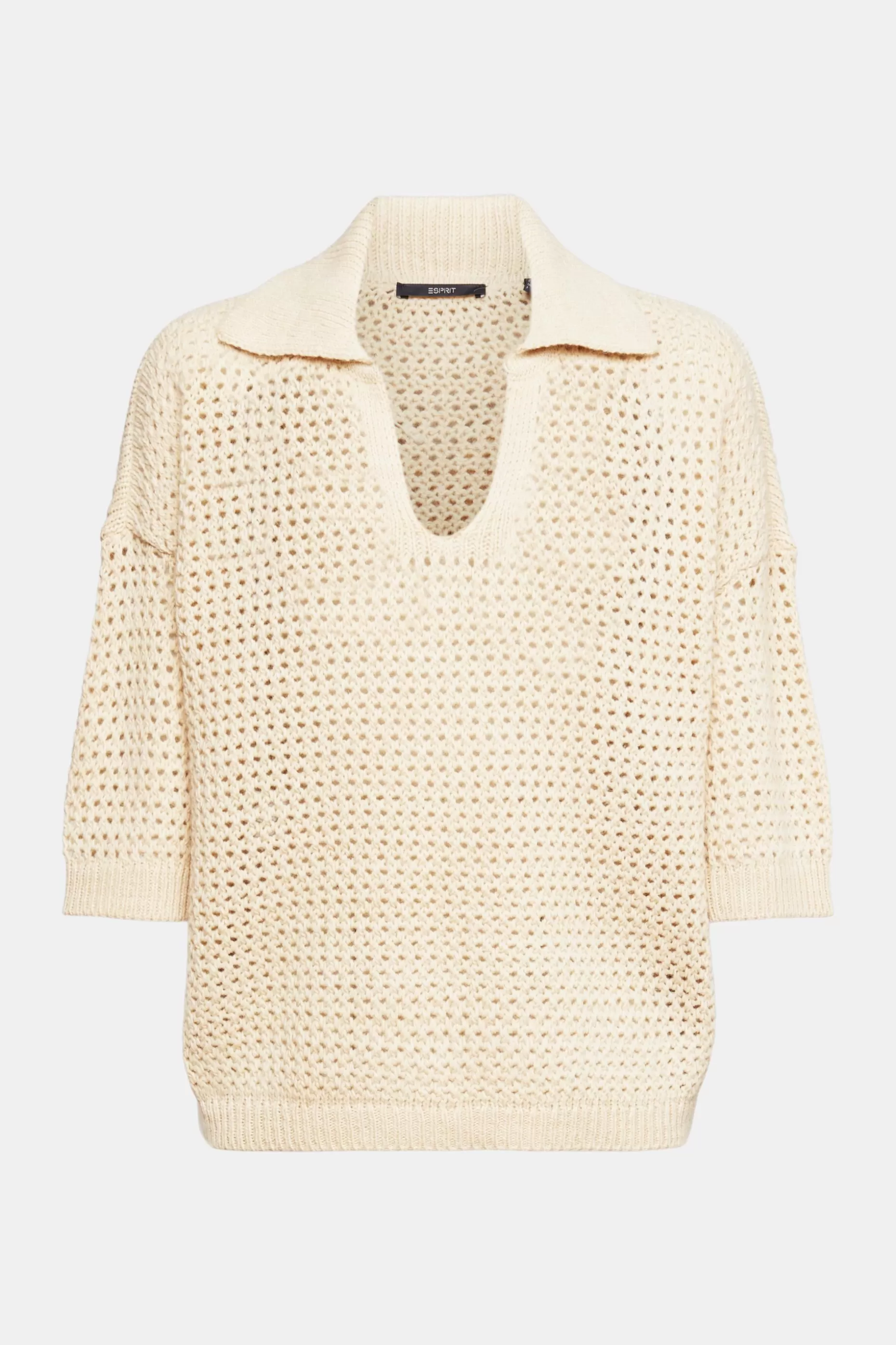 ESPRIT Alpaca blend: textured knit jumper at our Online Shop * Sale Under $50