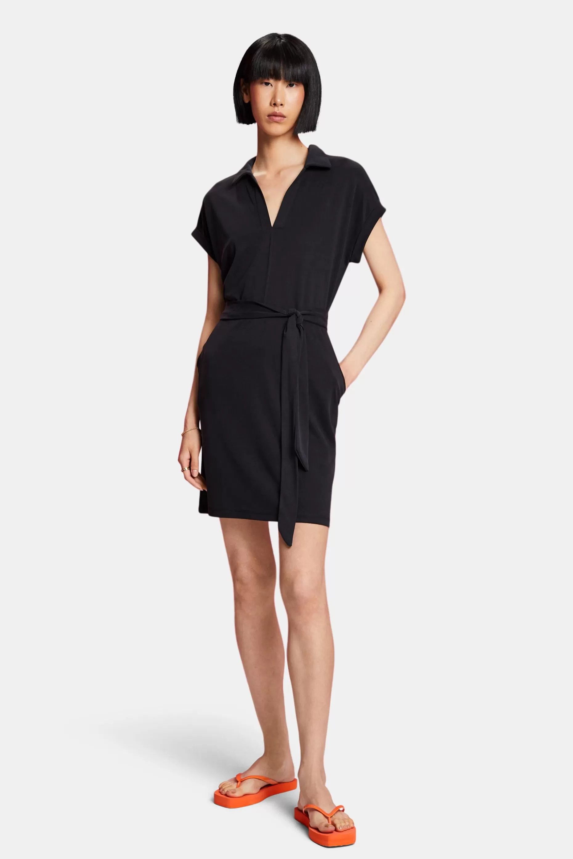 ESPRIT Belted Modal Shirt Dress at our Online Shop *Women Dresses + Jumpsuits