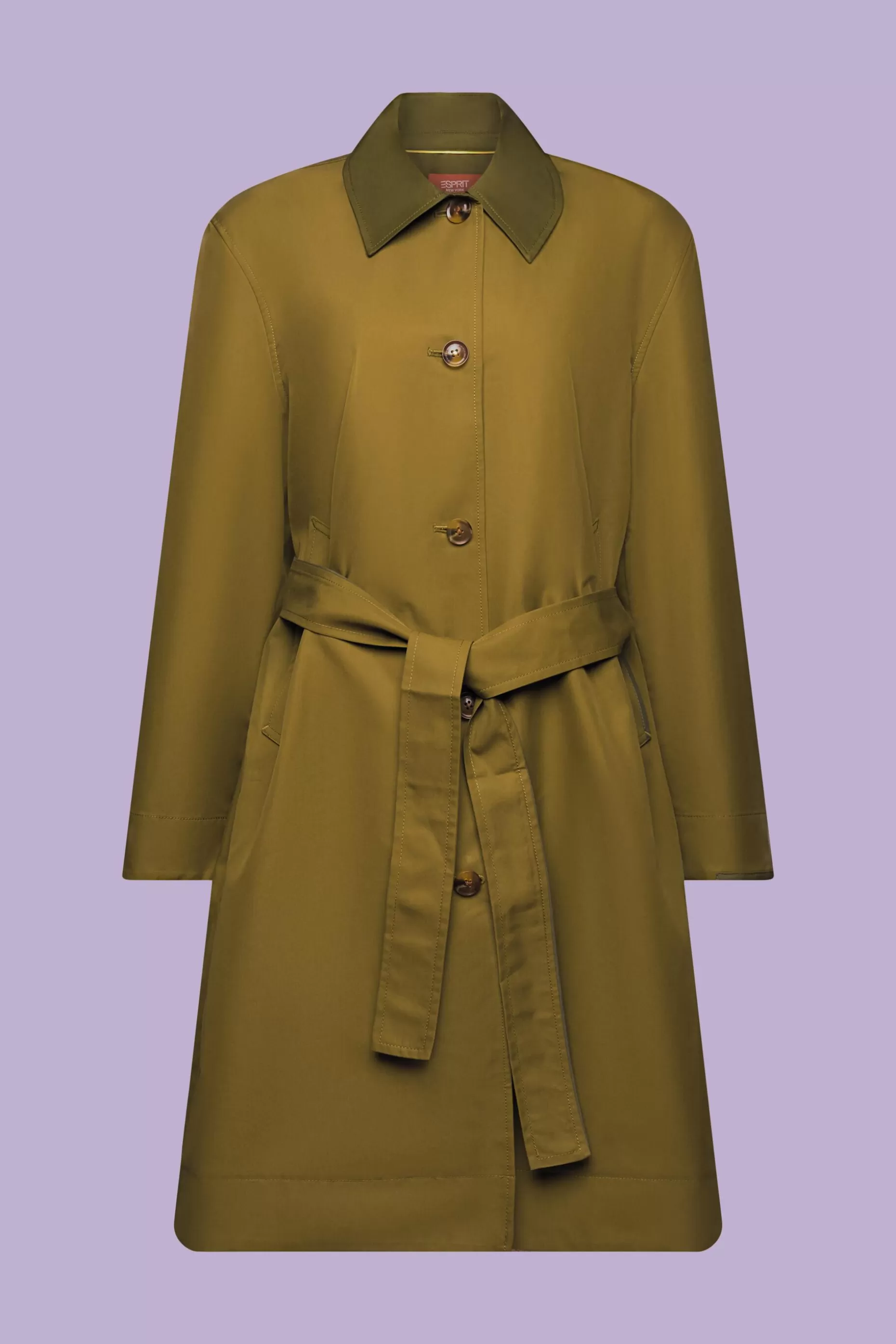 ESPRIT Belted Organic Cotton Trench Coat at our Online Shop * Clearance 60%-70% Off
