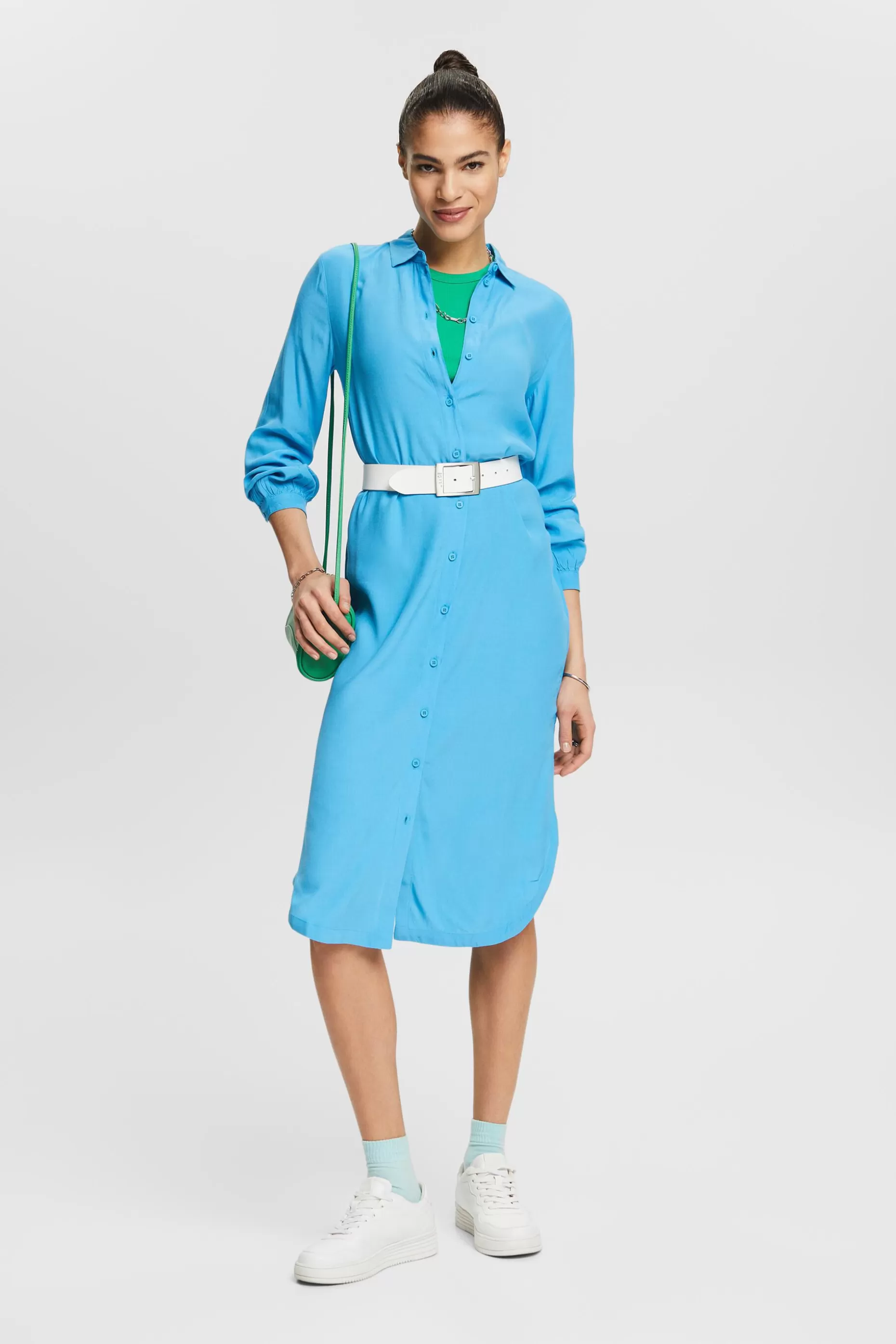 ESPRIT Belted Shirt Dress at our Online Shop *Women Dresses + Jumpsuits