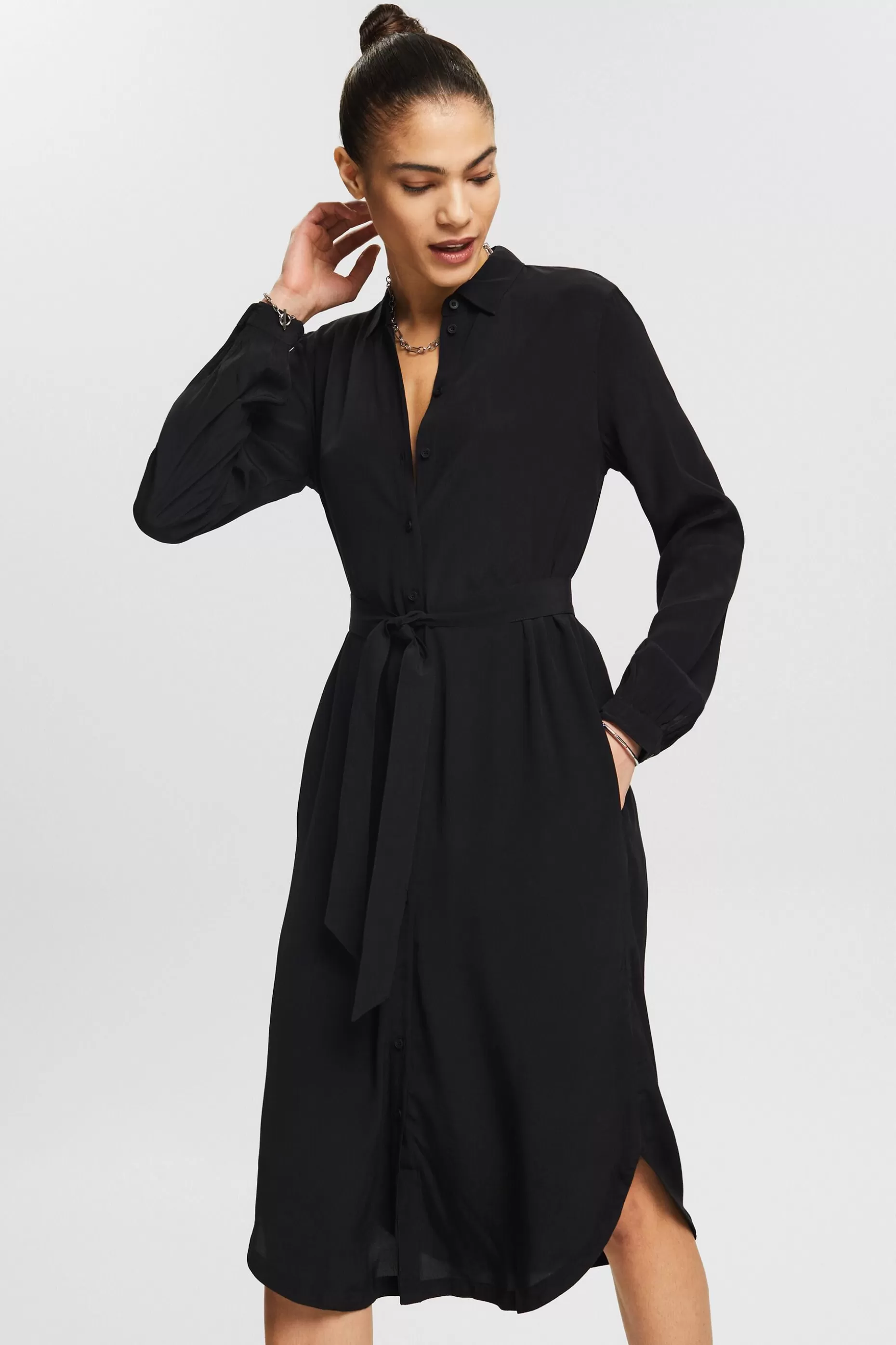 ESPRIT Belted Shirt Dress at our Online Shop *Women Dresses + Jumpsuits