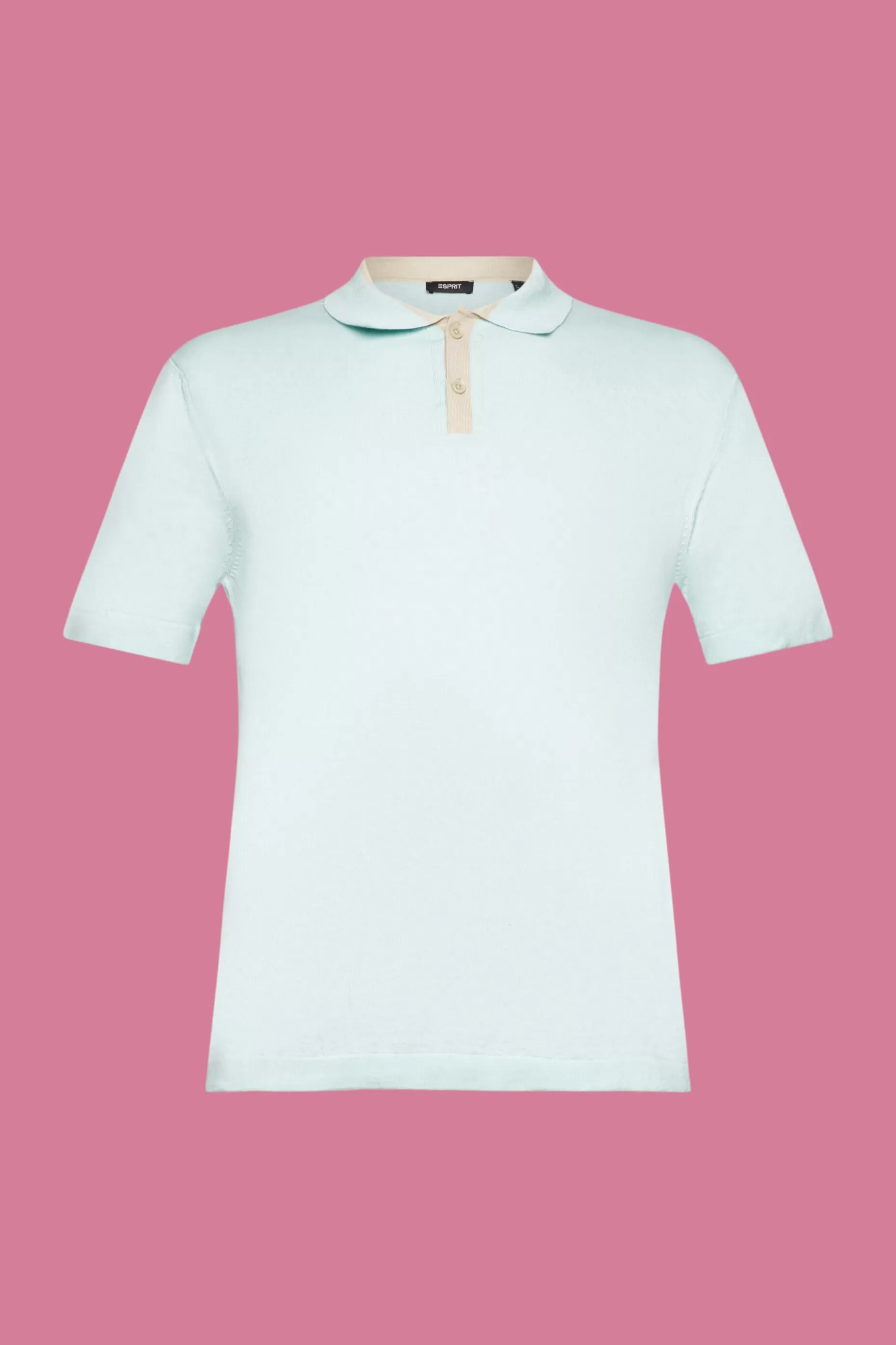 ESPRIT Blended TENCEL and sustainable cotton polo shirt at our Online Shop *Men T-Shirts + Polos