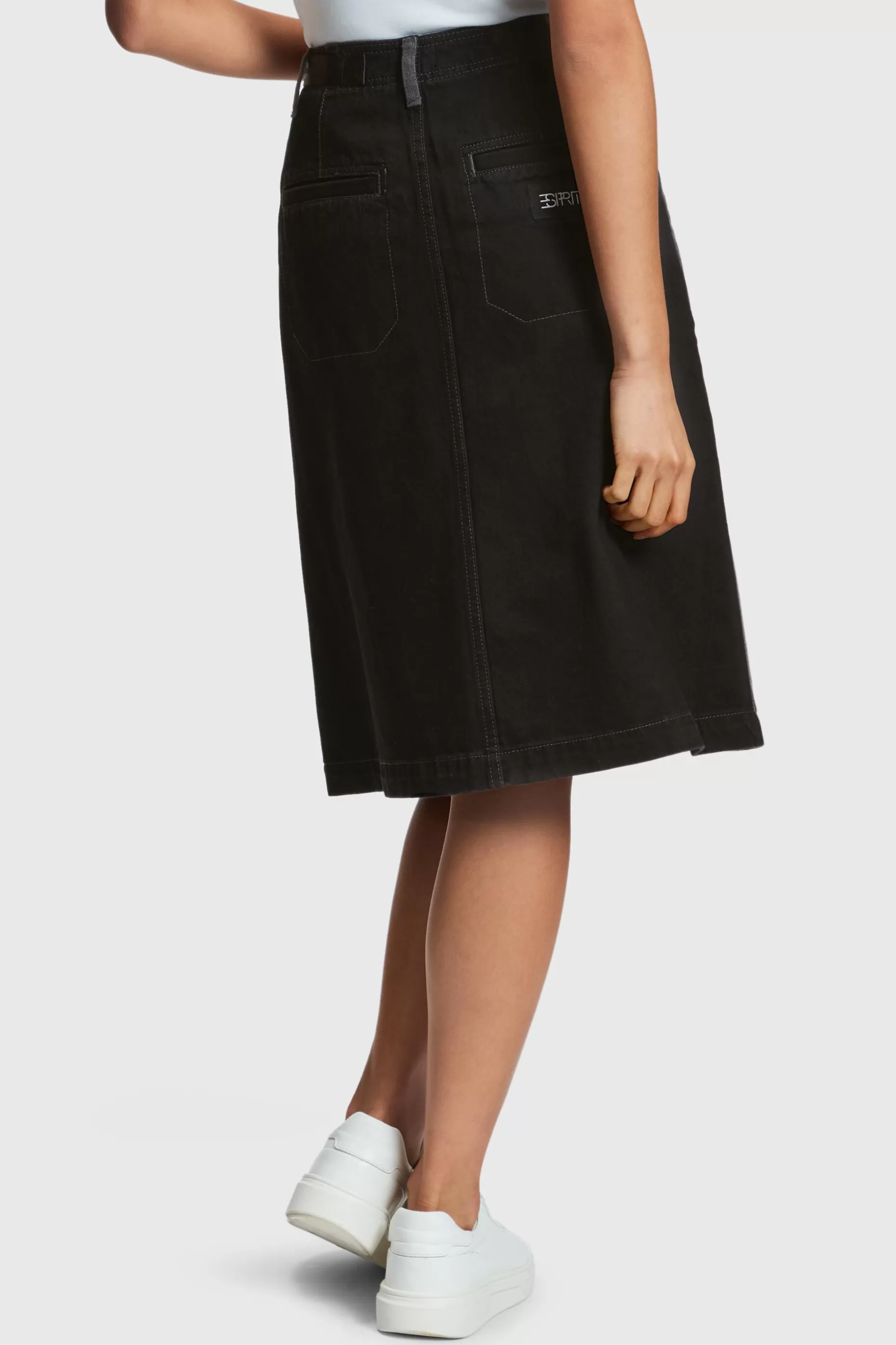 ESPRIT Buckle waist wrapped midi skirt at our Online Shop * Sale Under $75