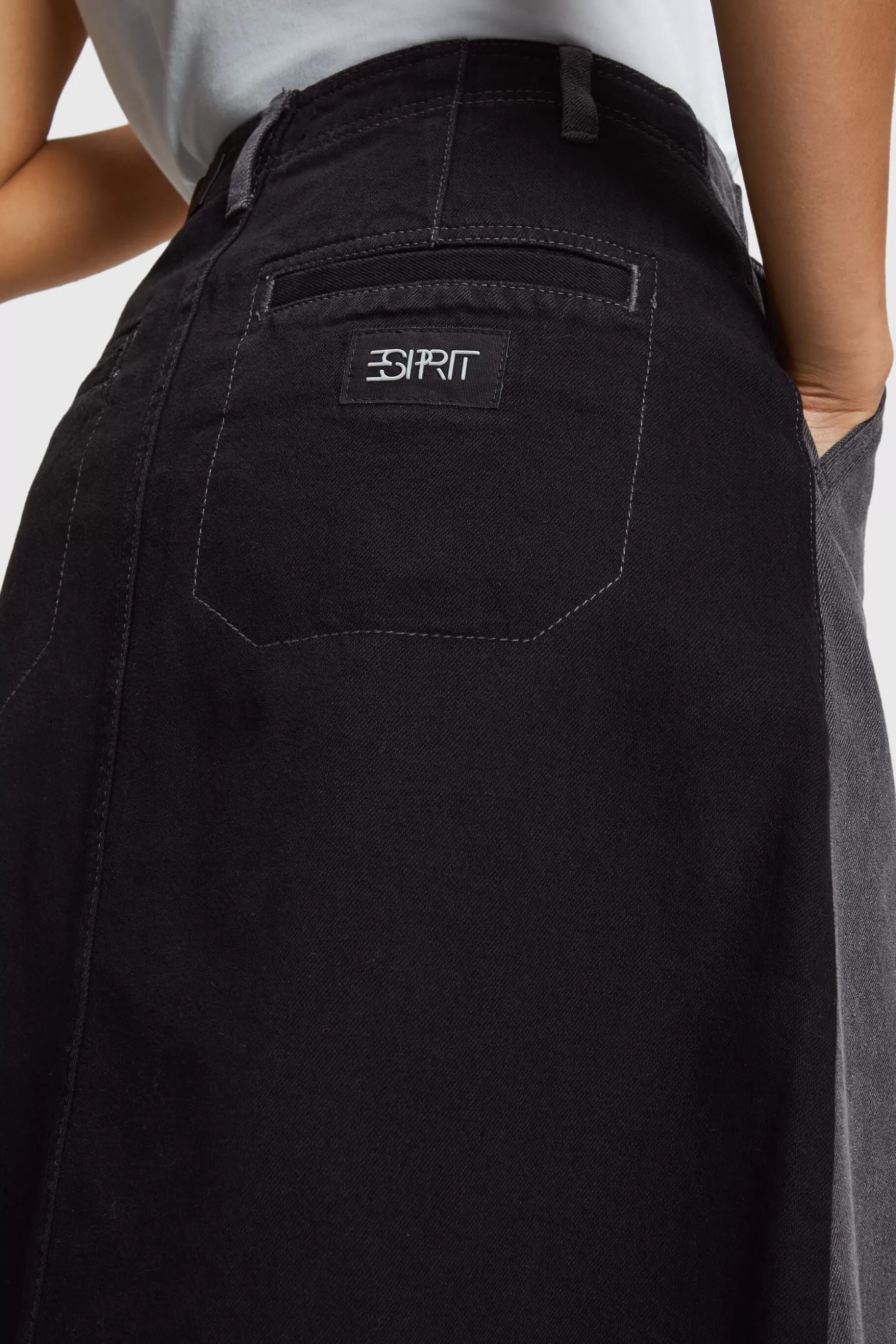 ESPRIT Buckle waist wrapped midi skirt at our Online Shop * Sale Under $75