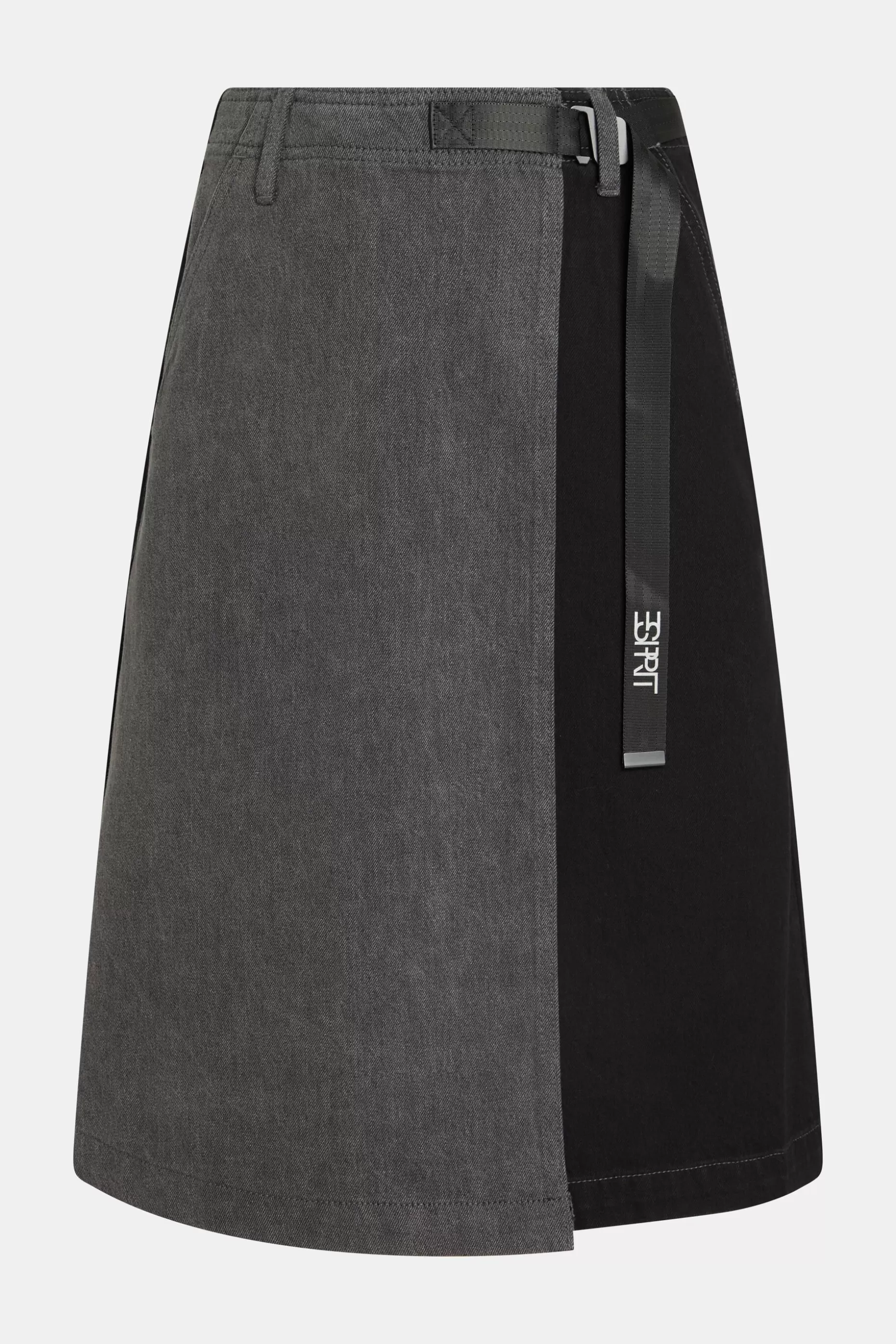ESPRIT Buckle waist wrapped midi skirt at our Online Shop * Sale Under $75