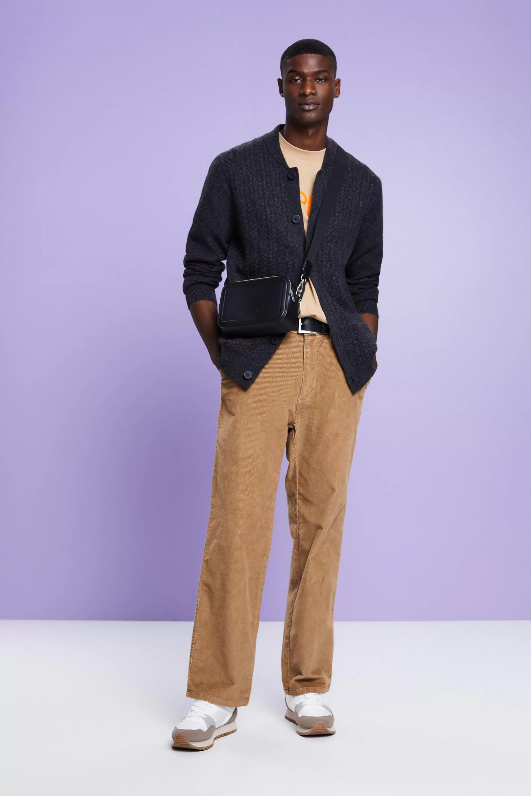 ESPRIT Cable Knit Bomber Cardigan at our Online Shop * Sale Under $75