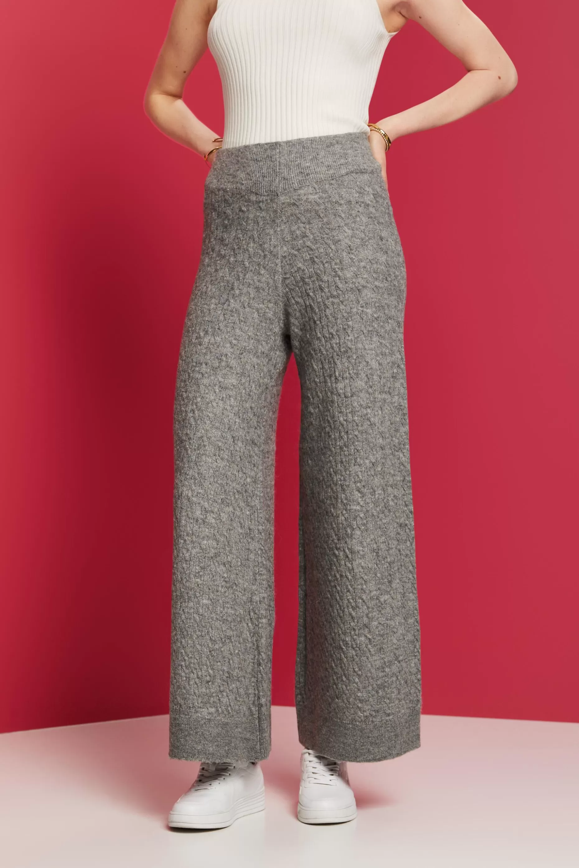 ESPRIT Cable knit trousers at our Online Shop * Sale Under $30