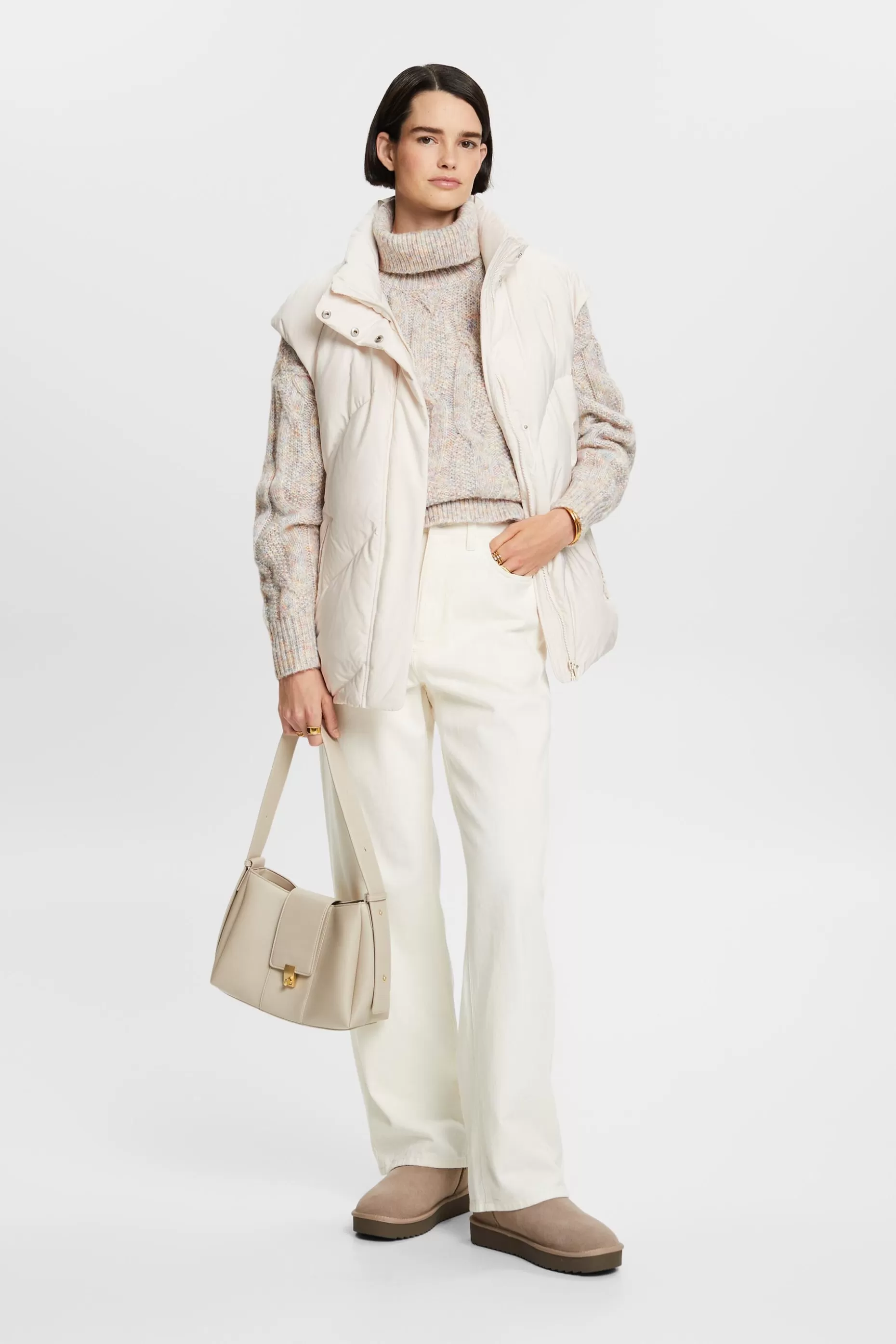 ESPRIT Cable-Knit Rollneck Sweater at our Online Shop * Sale Under $50
