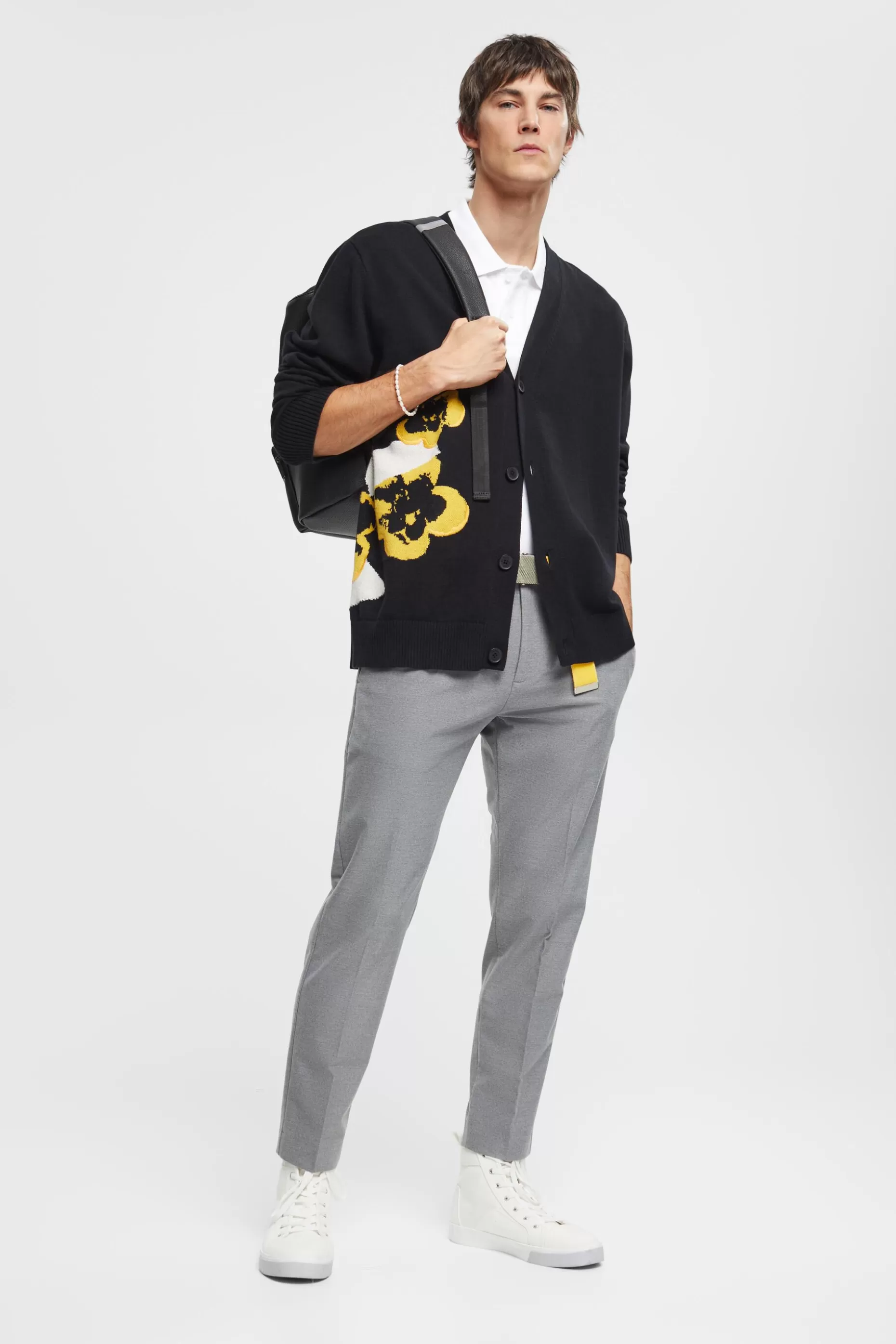 ESPRIT Cardigan with floral jacquard pattern at our Online Shop * Sale Above $75+