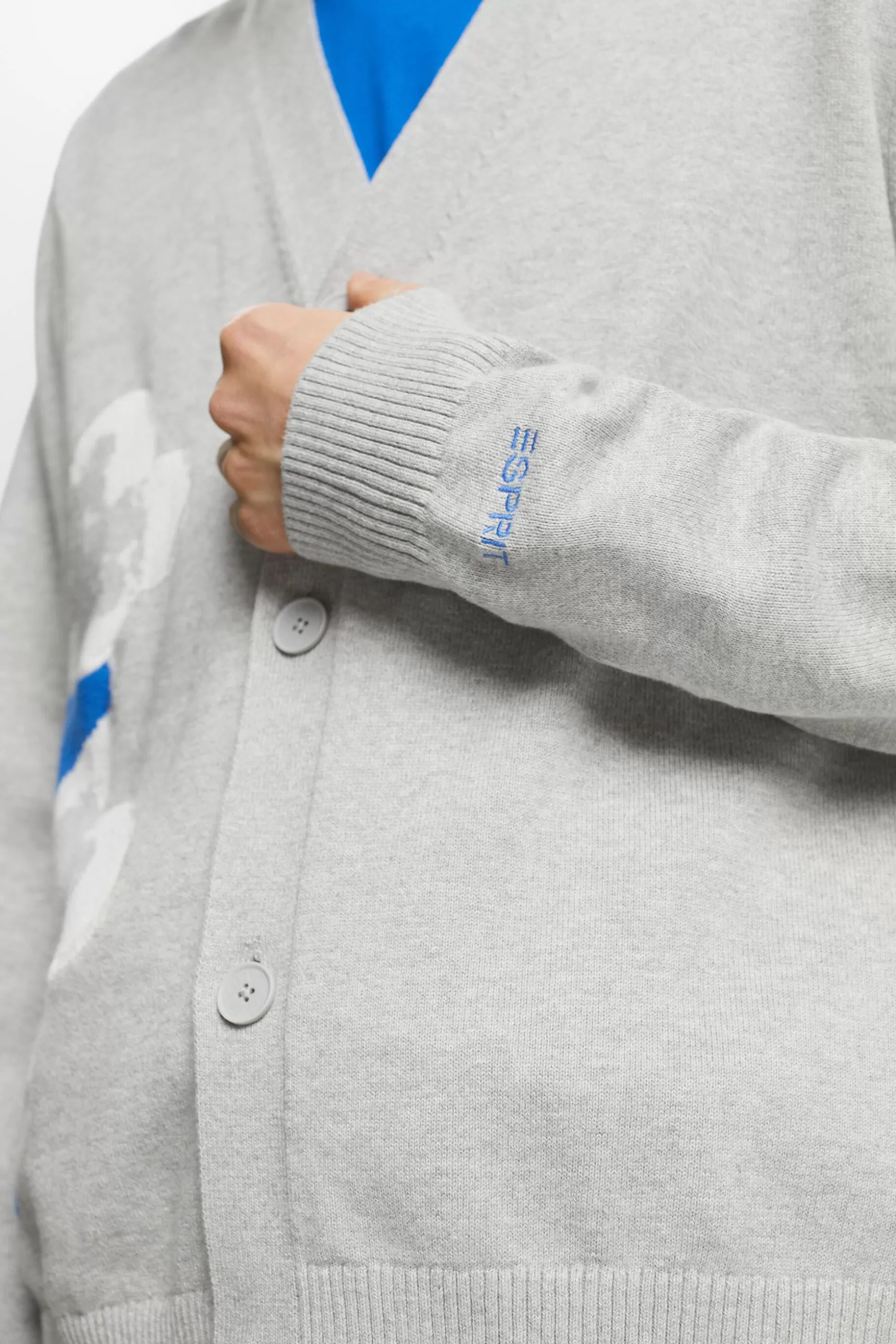 ESPRIT Cardigan with floral jacquard pattern at our Online Shop *Men Sweaters