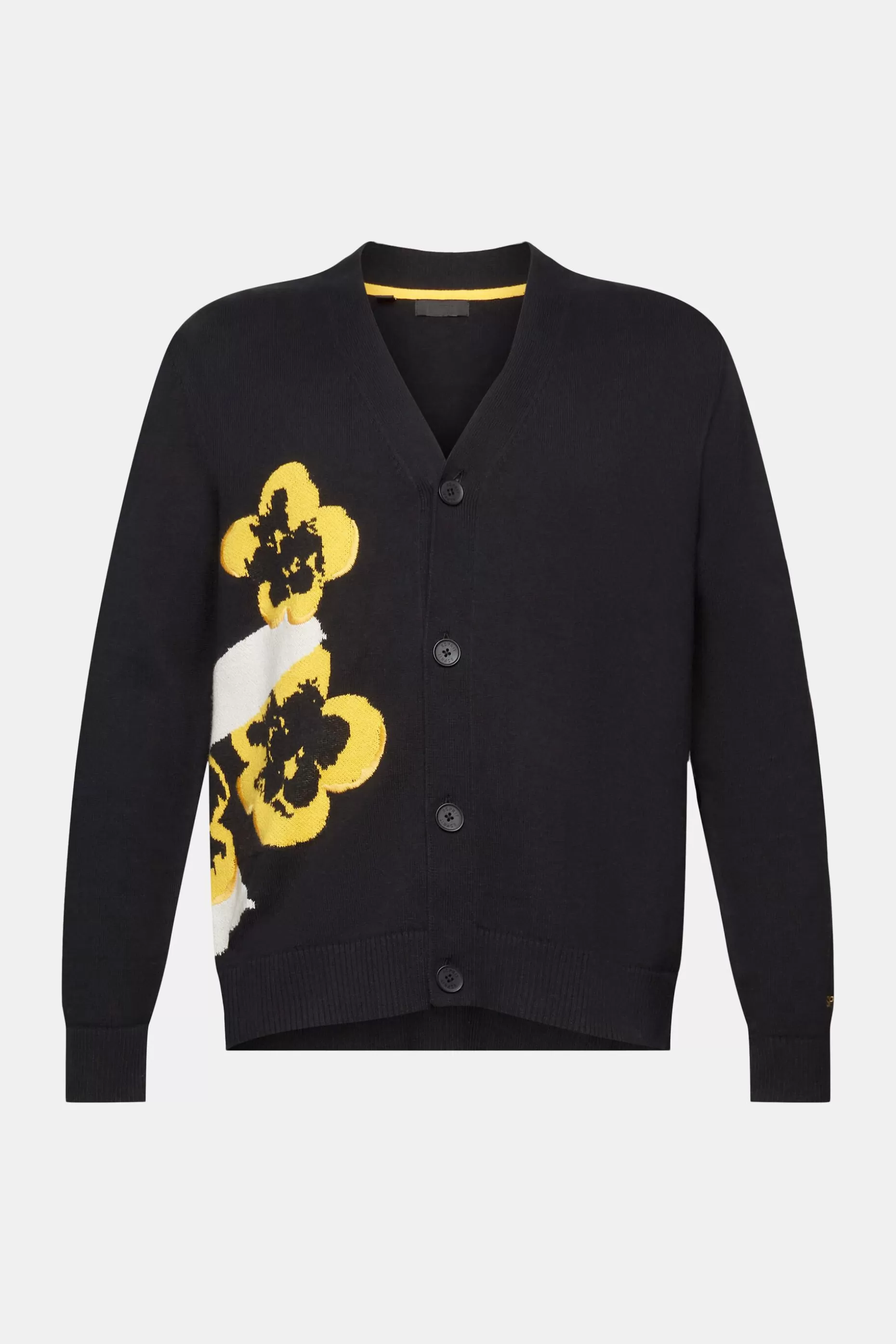 ESPRIT Cardigan with floral jacquard pattern at our Online Shop *Men Sweaters