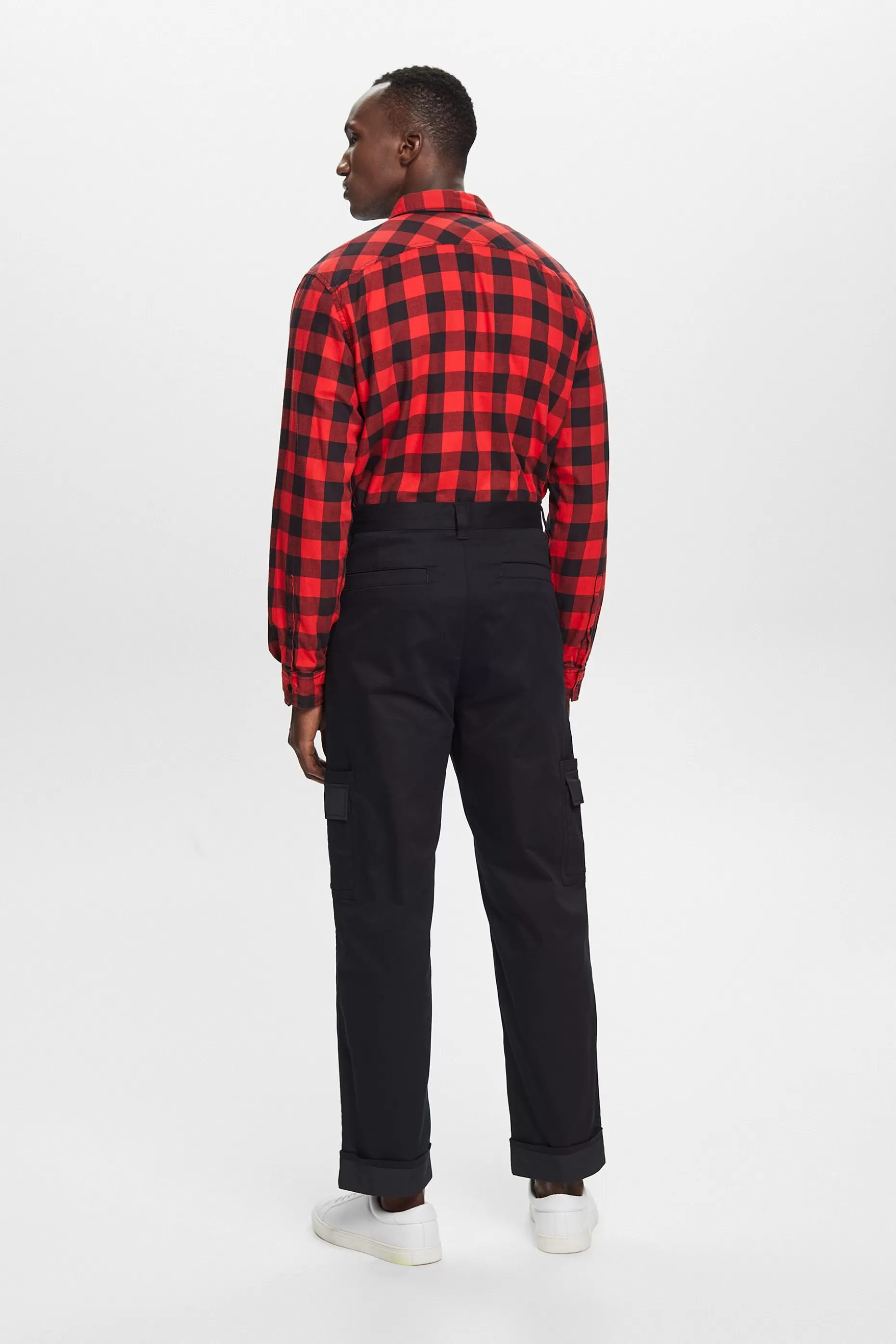 ESPRIT Cargo trousers with turn-up hem at our Online Shop *Men Bottoms