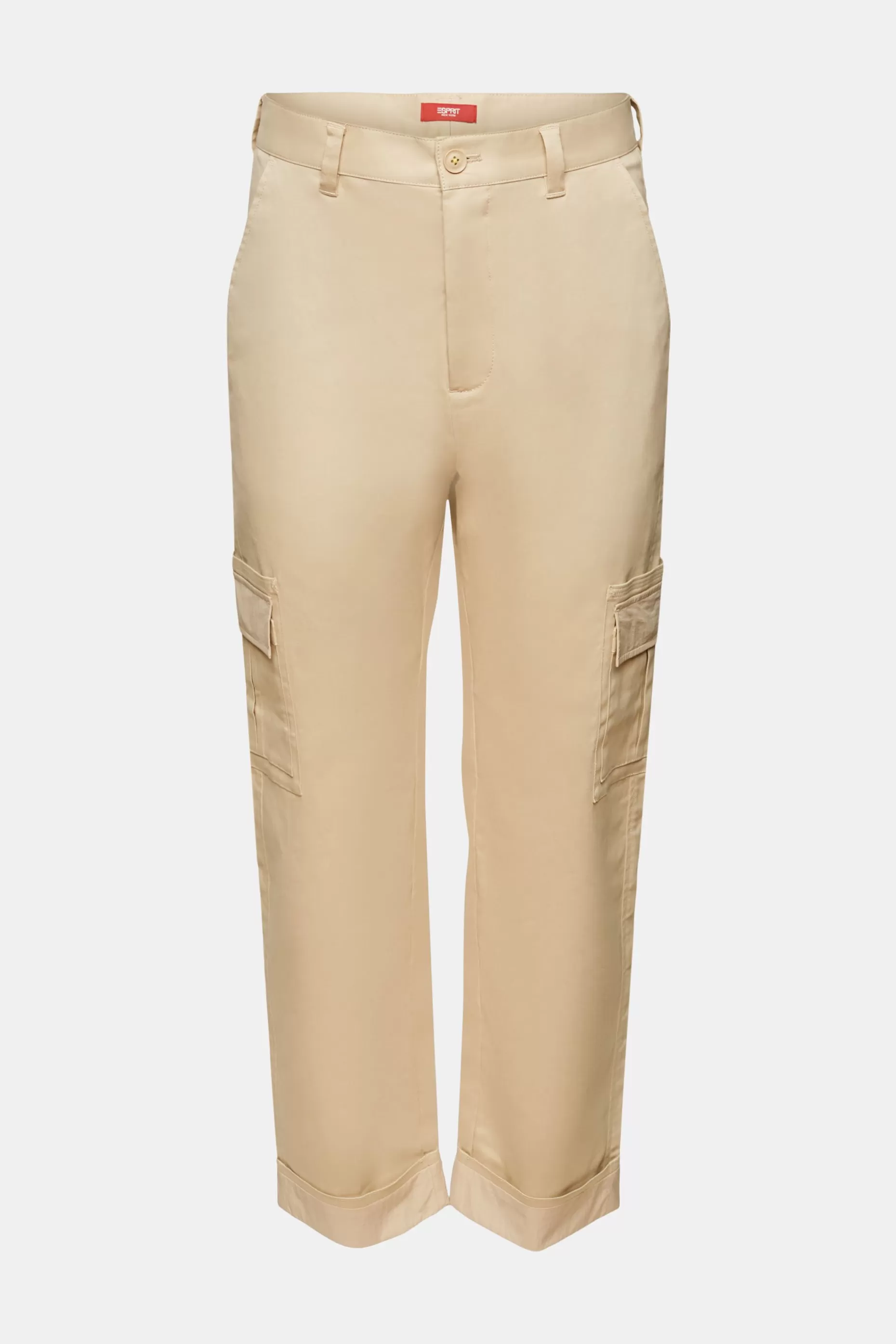 ESPRIT Cargo trousers with turn-up hem at our Online Shop *Men Pants + Joggers