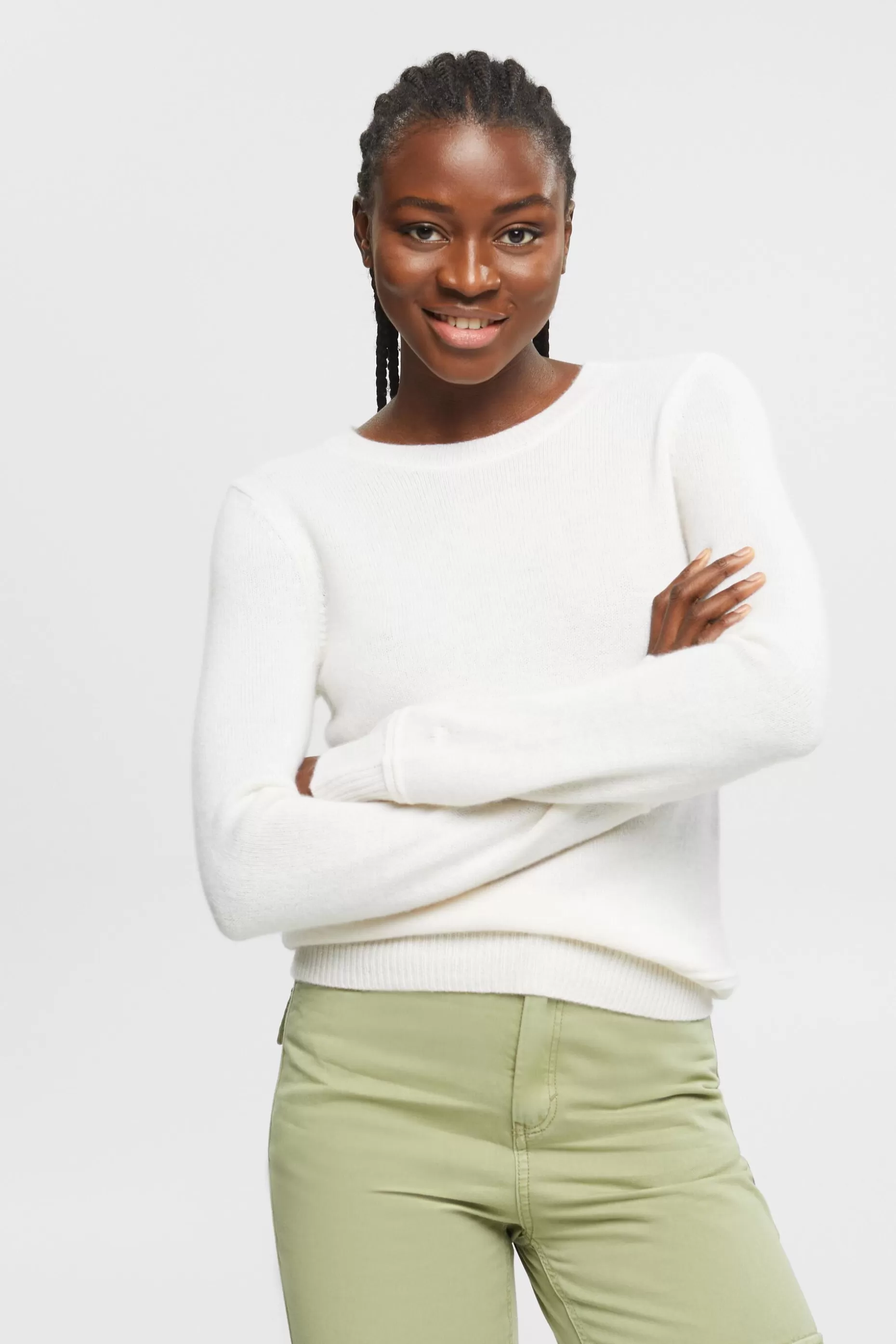 ESPRIT Cashmere Crewneck Sweater at our Online Shop *Women Sweaters