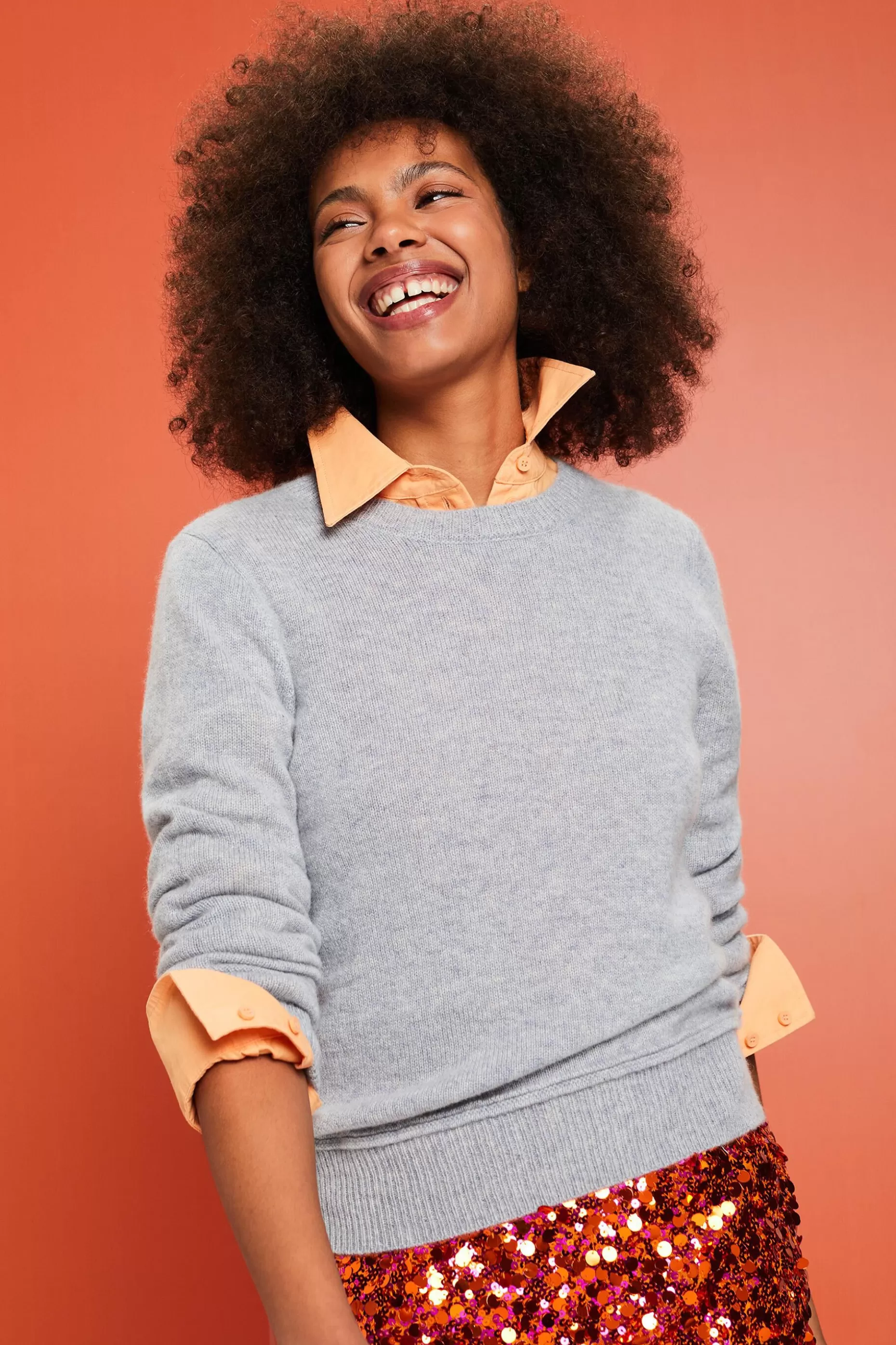 ESPRIT Cashmere Crewneck Sweater at our Online Shop *Women Sweaters