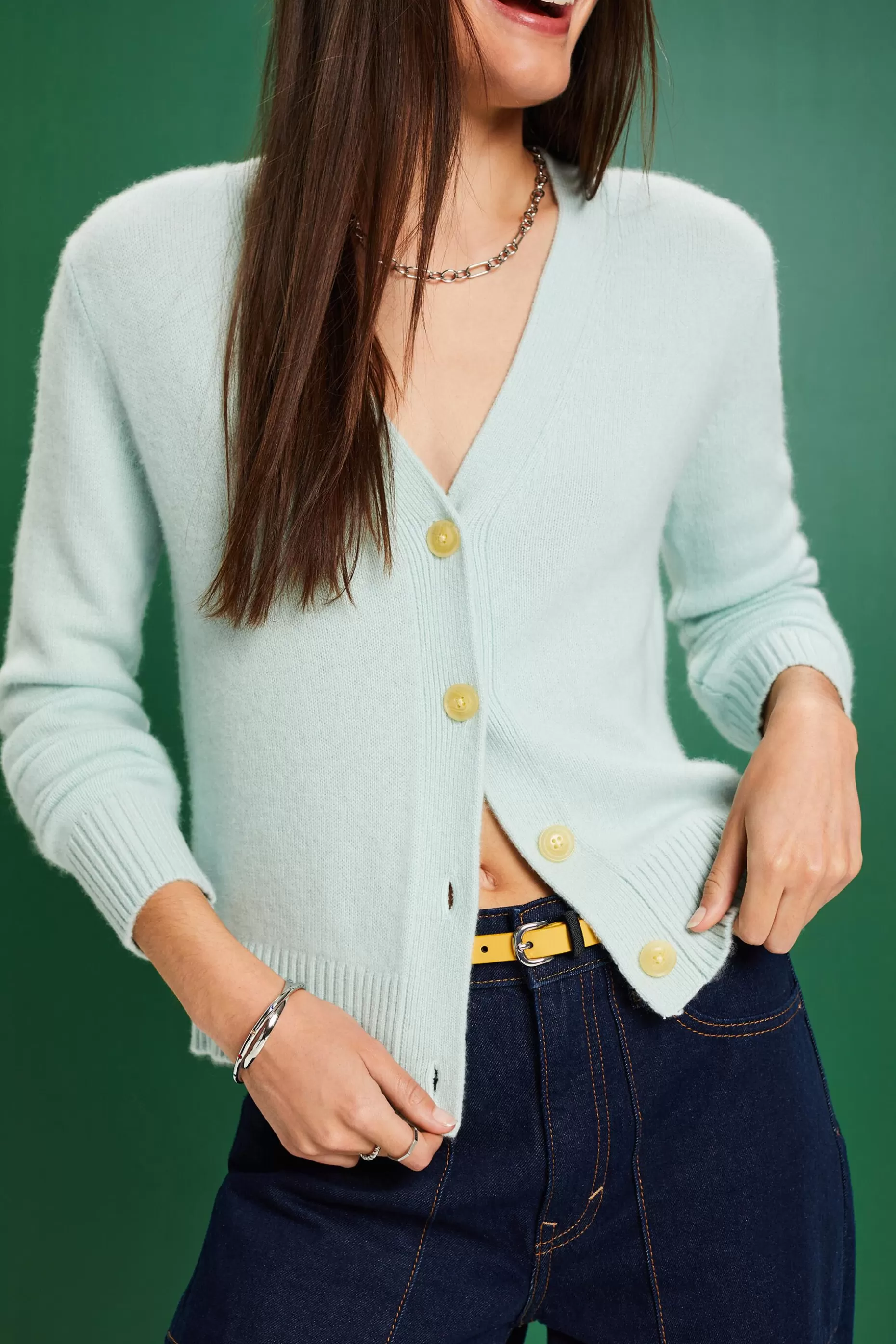 ESPRIT Cashmere V-Neck Cardigan at our Online Shop *Women Sweaters