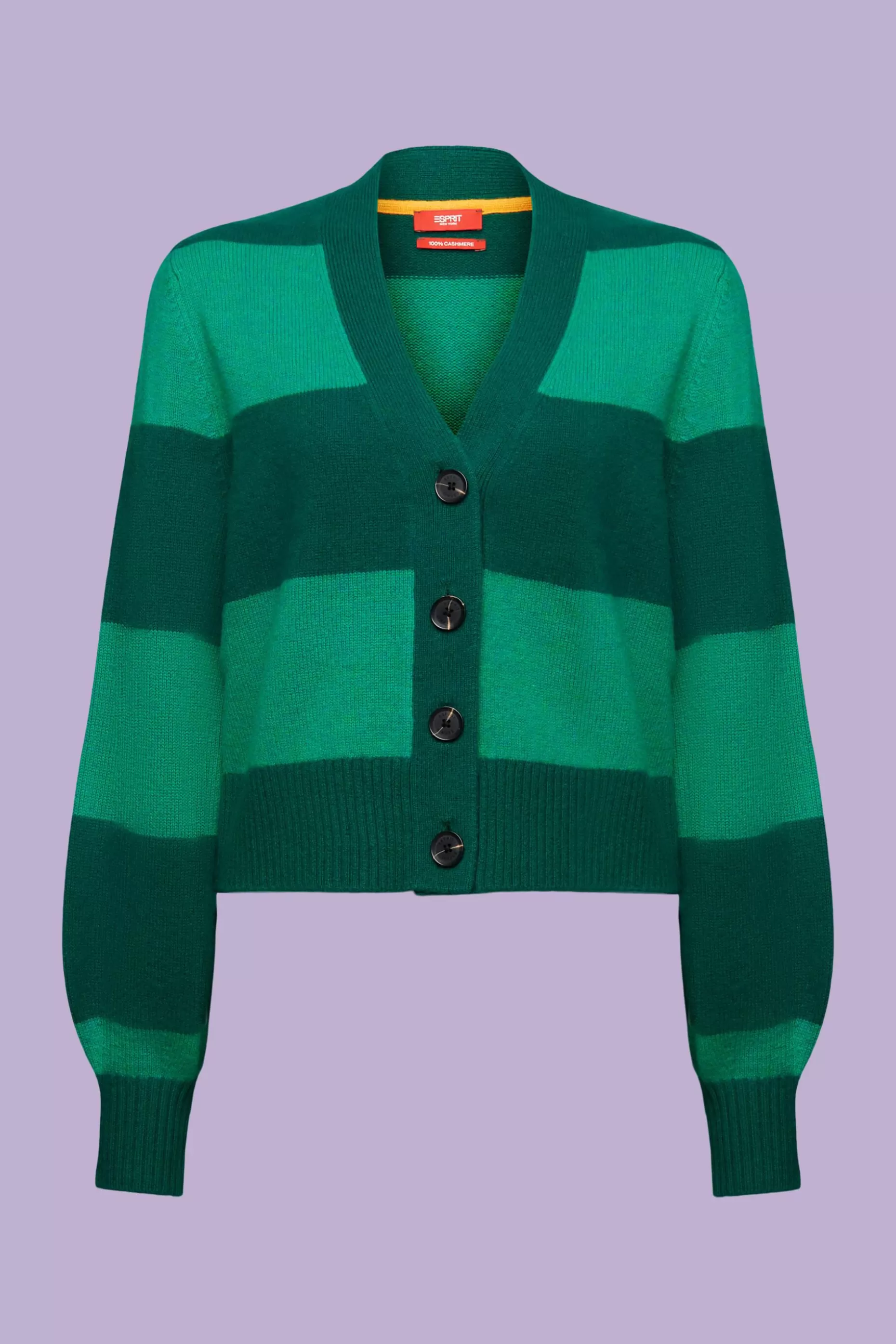 ESPRIT Cashmere V-Neck Rugby Stripe Cardigan at our Online Shop *Boys Boys