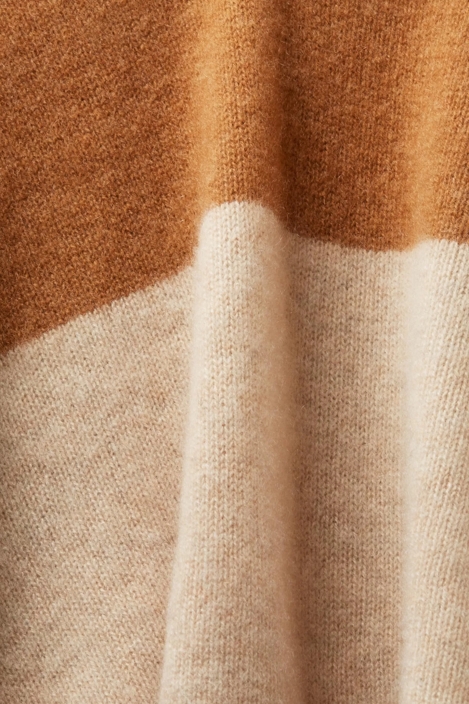 ESPRIT Cashmere V-Neck Rugby Stripe Sweater at our Online Shop *Women Sweaters