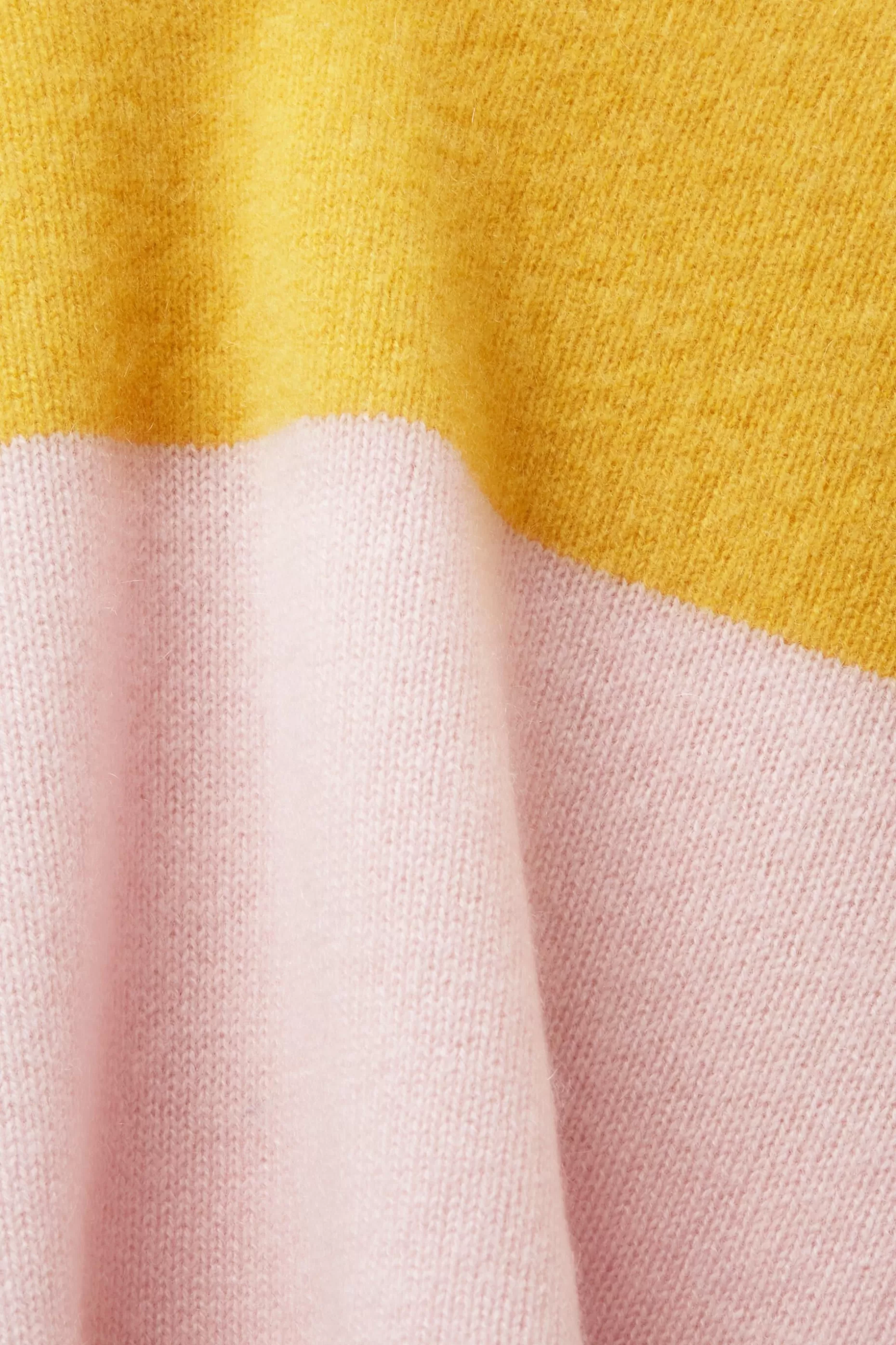 ESPRIT Cashmere V-Neck Rugby Stripe Sweater at our Online Shop *Women Sweaters