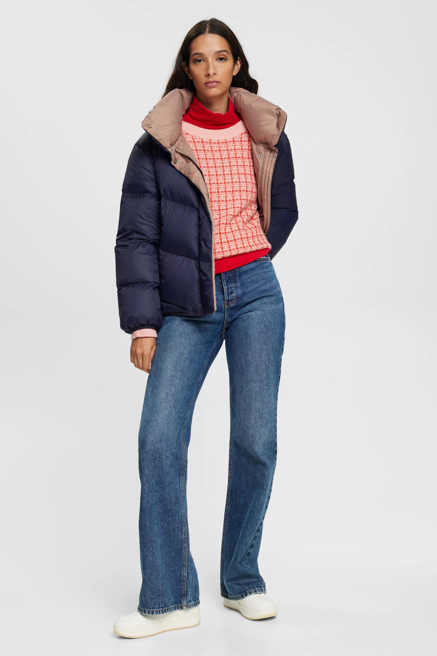 ESPRIT Check patterned jumper at our Online Shop *Women Sweaters
