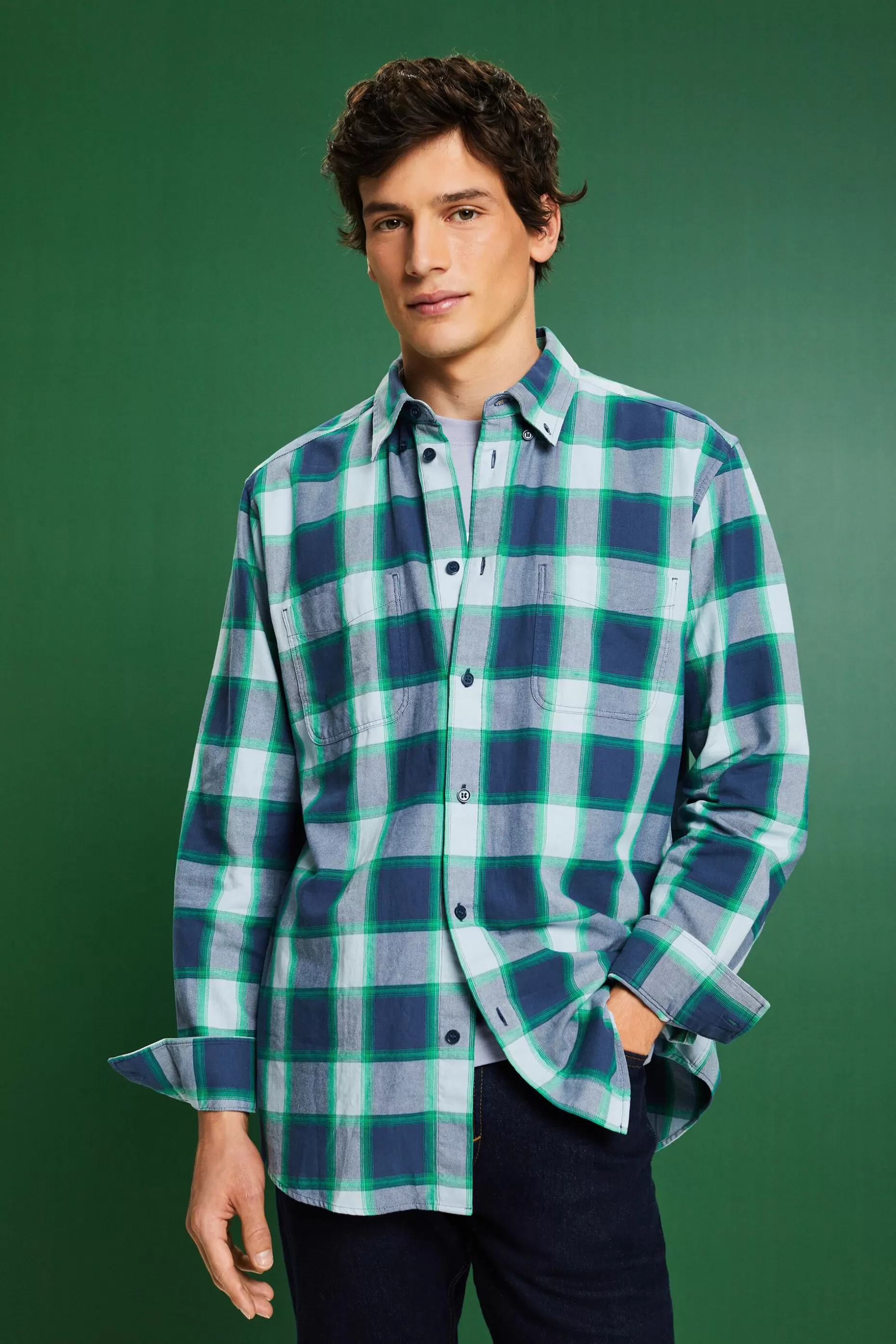 ESPRIT Checked Cotton Flannel Shirt at our Online Shop *Boys Boys