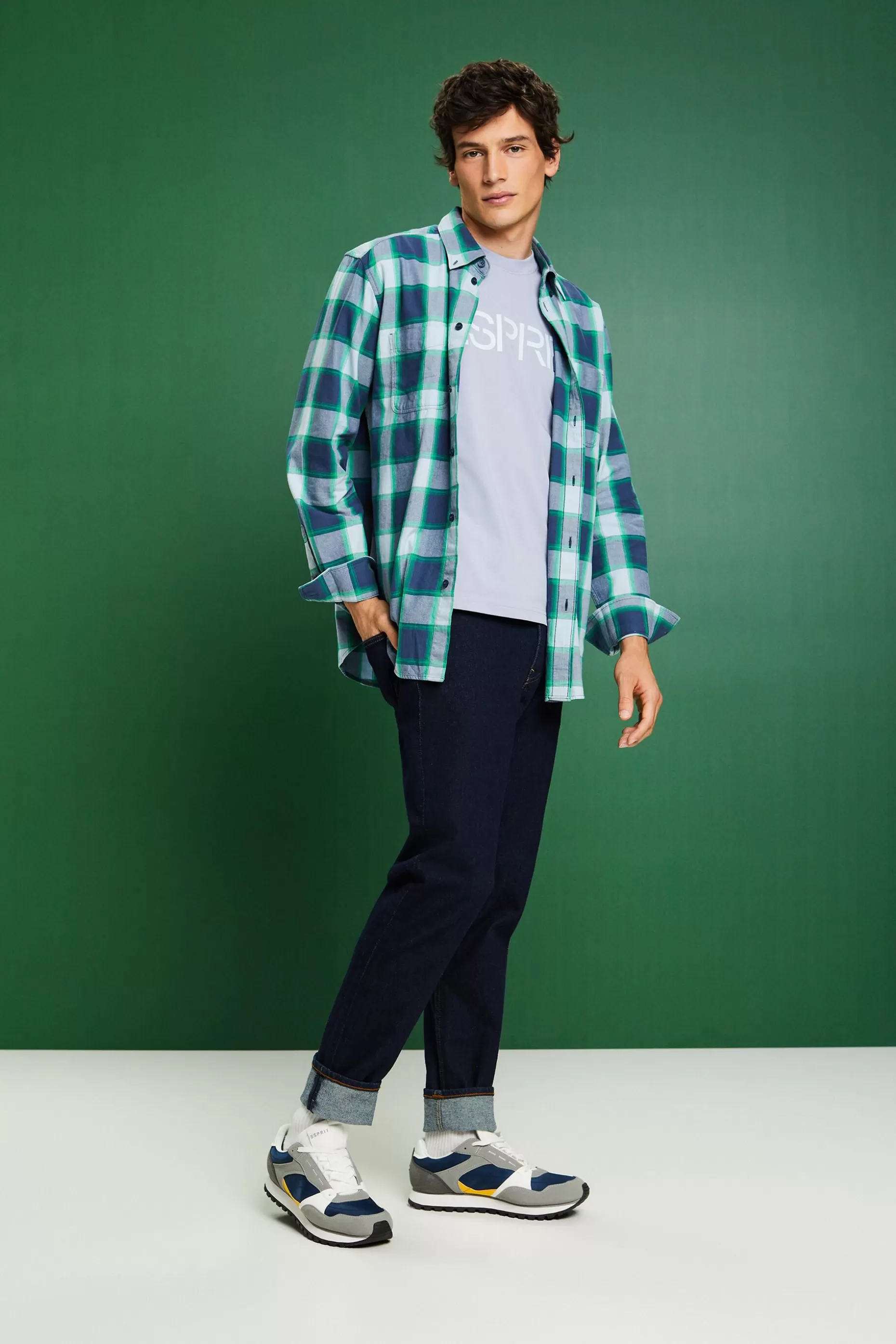 ESPRIT Checked Cotton Flannel Shirt at our Online Shop *Boys Boys
