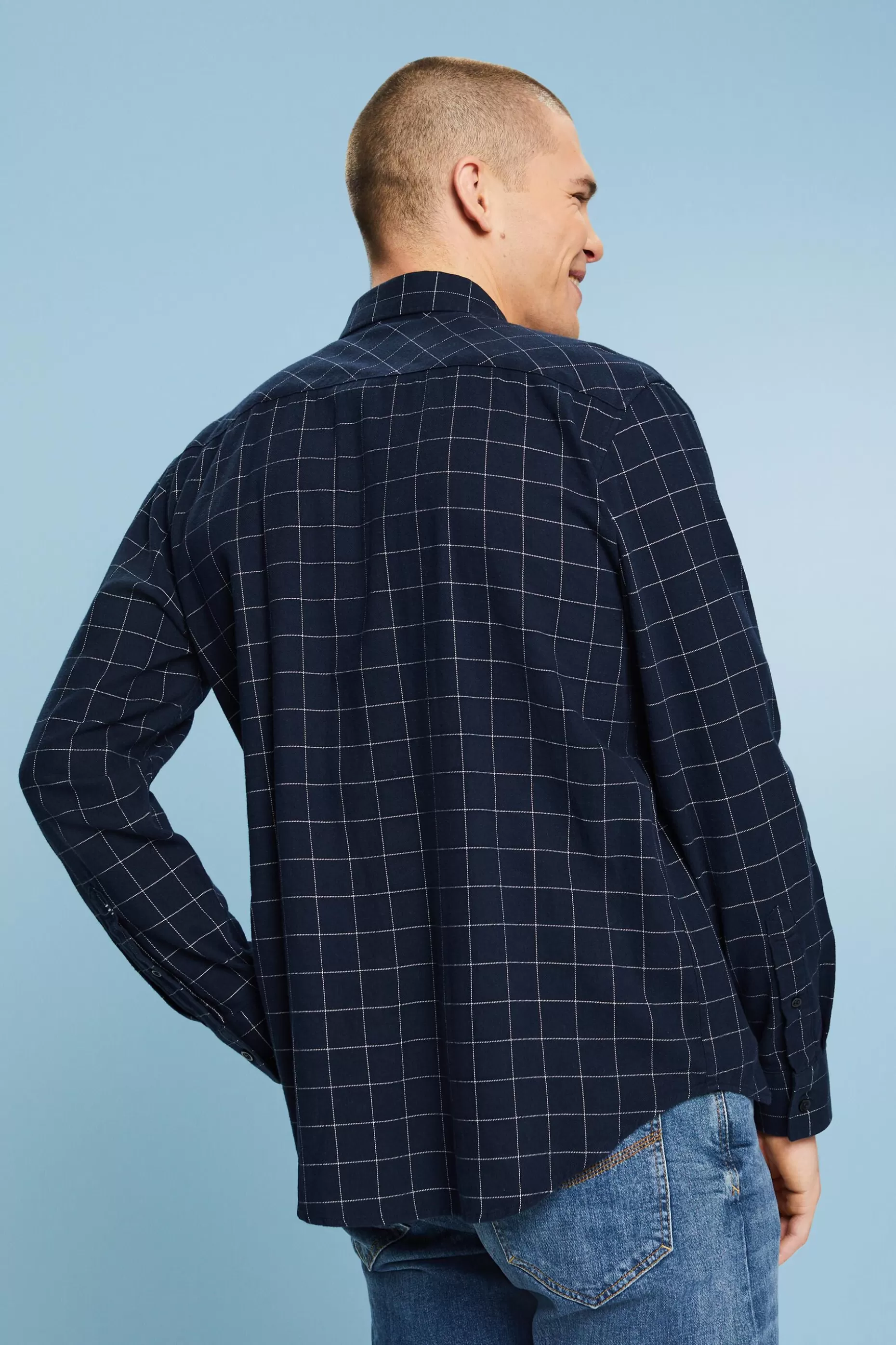 ESPRIT Checked Flannel Regular Fit Shirt at our Online Shop *Men Shirts