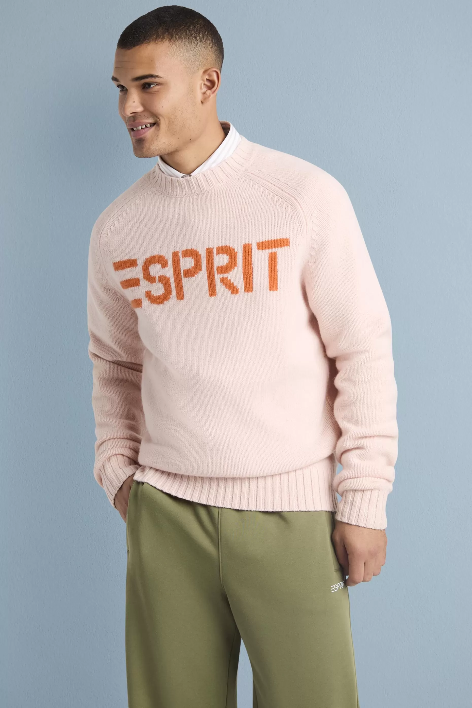 ESPRIT Chunk Knit Wool-Cashmere Sweater at our Online Shop *Men Sweaters