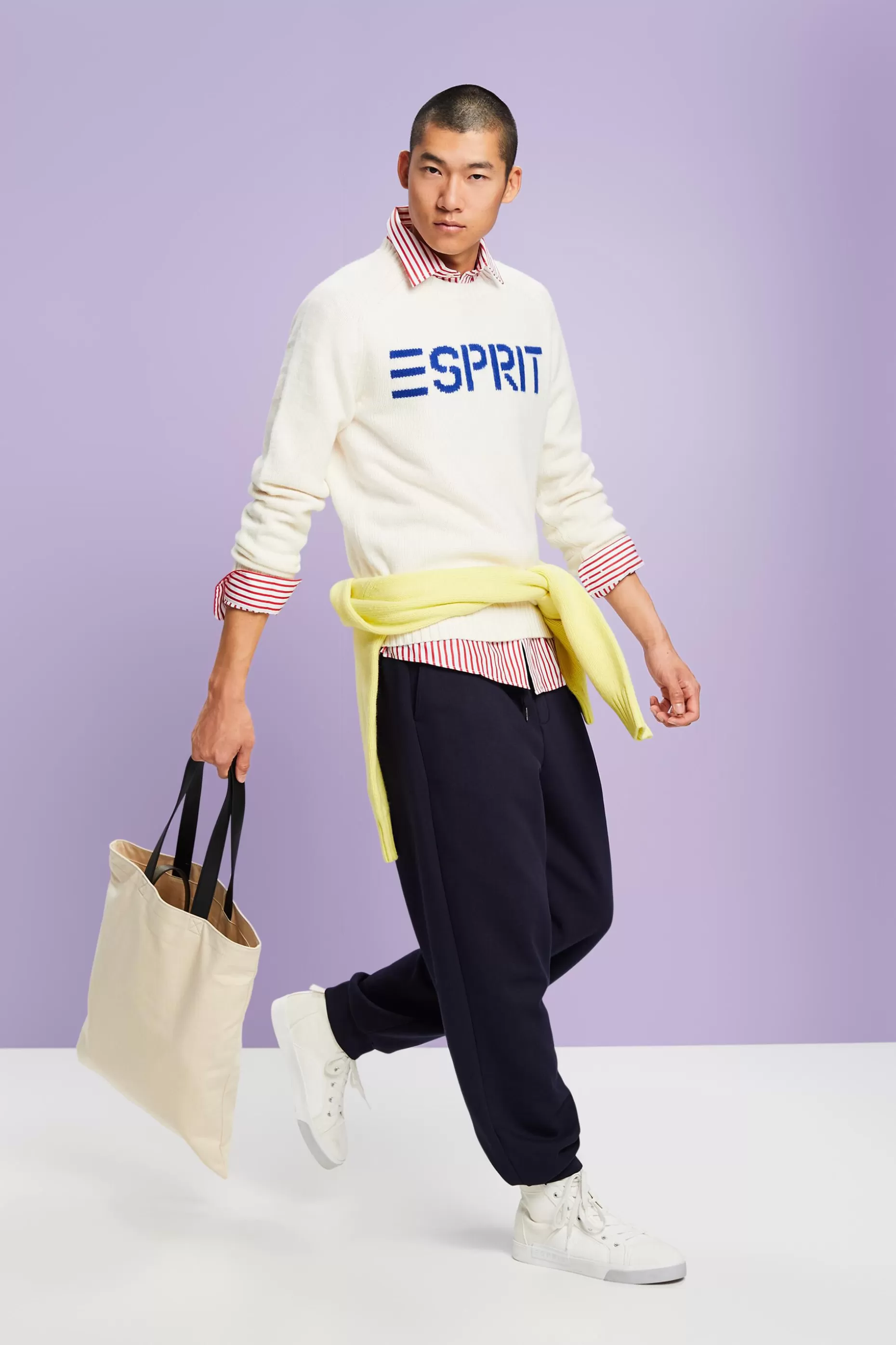 ESPRIT Chunk Knit Wool-Cashmere Sweater at our Online Shop *Men Sweaters