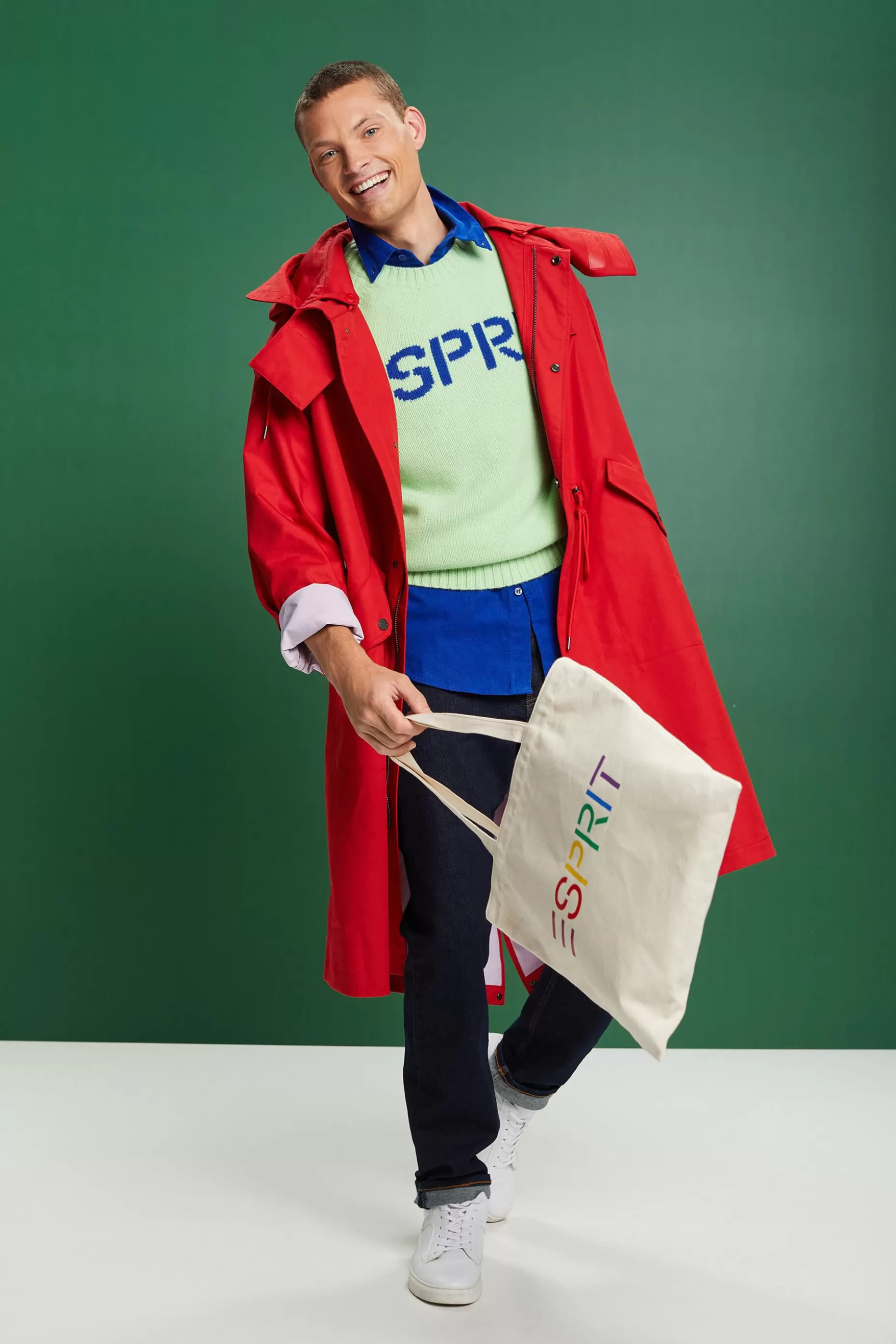 ESPRIT Chunk Knit Wool-Cashmere Sweater at our Online Shop *Men Sweaters