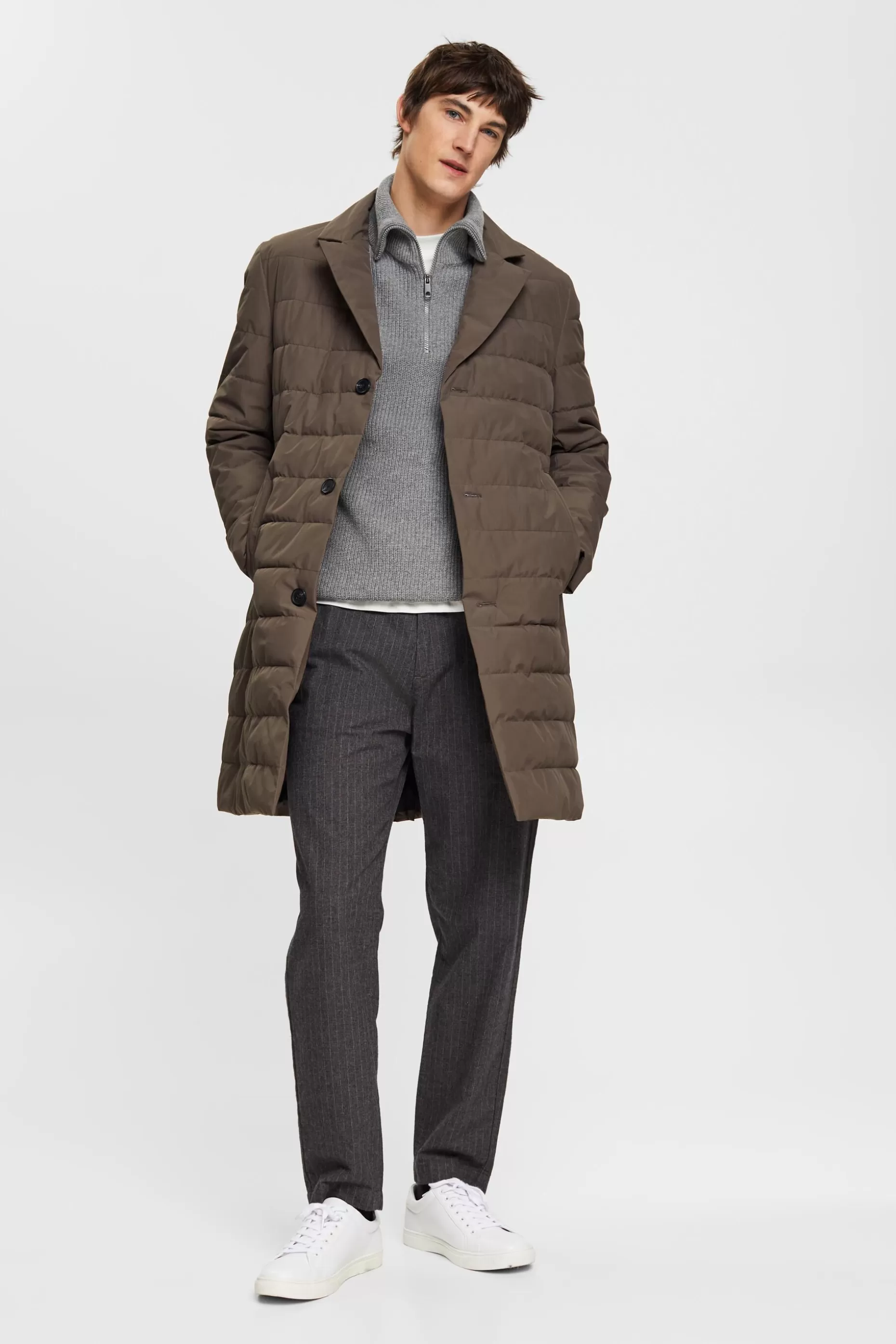 ESPRIT Chunky half-zip jumper at our Online Shop *Men Sweaters