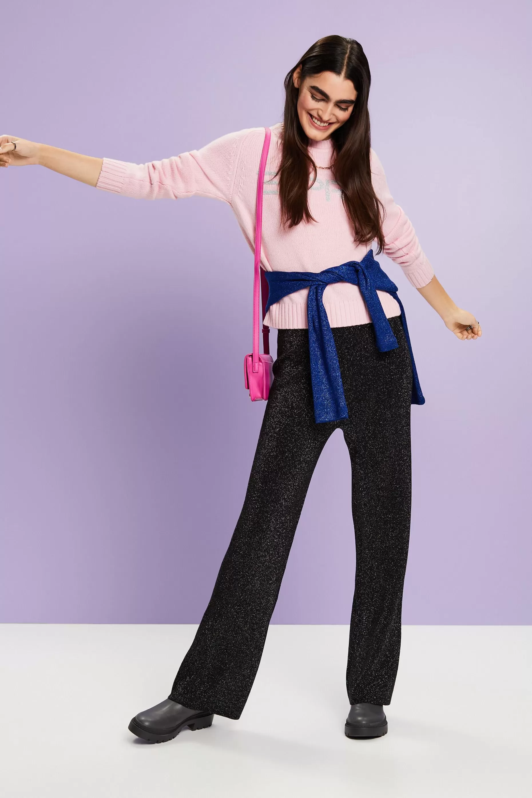 ESPRIT Chunky Knit Wool-Cashmere Logo Sweater at our Online Shop *Women Sweaters
