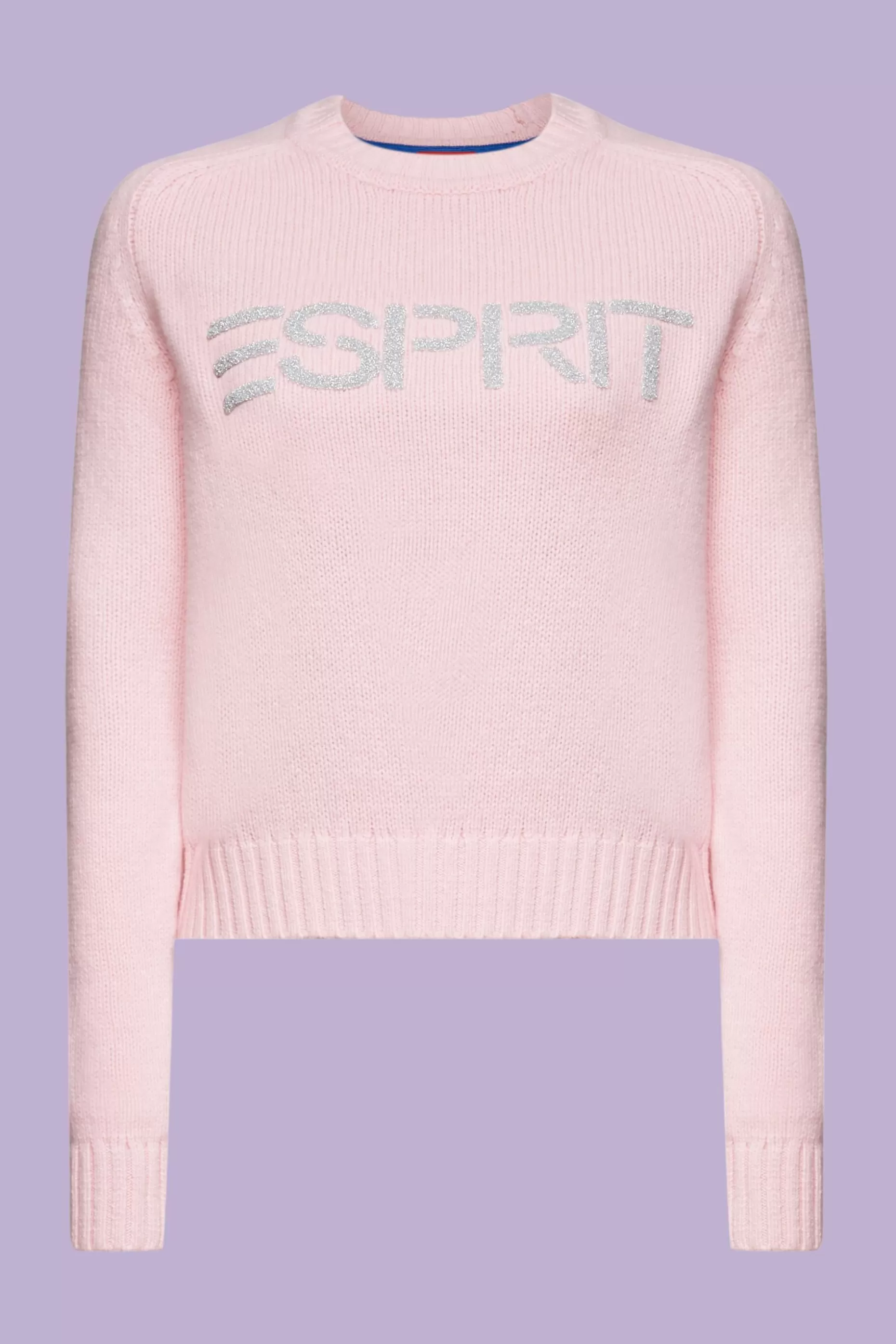 ESPRIT Chunky Knit Wool-Cashmere Logo Sweater at our Online Shop *Women Sweaters