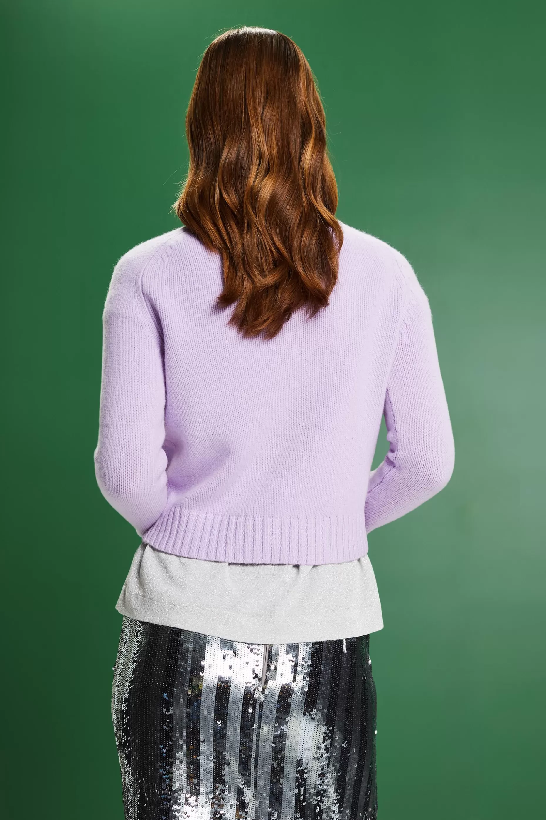 ESPRIT Chunky Knit Wool-Cashmere Logo Sweater at our Online Shop *Women Sweaters