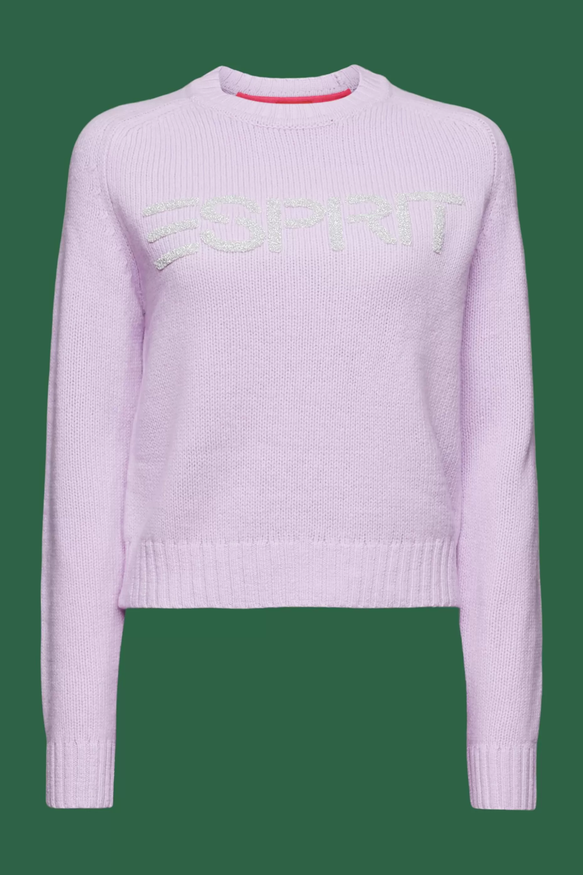 ESPRIT Chunky Knit Wool-Cashmere Logo Sweater at our Online Shop *Women Sweaters
