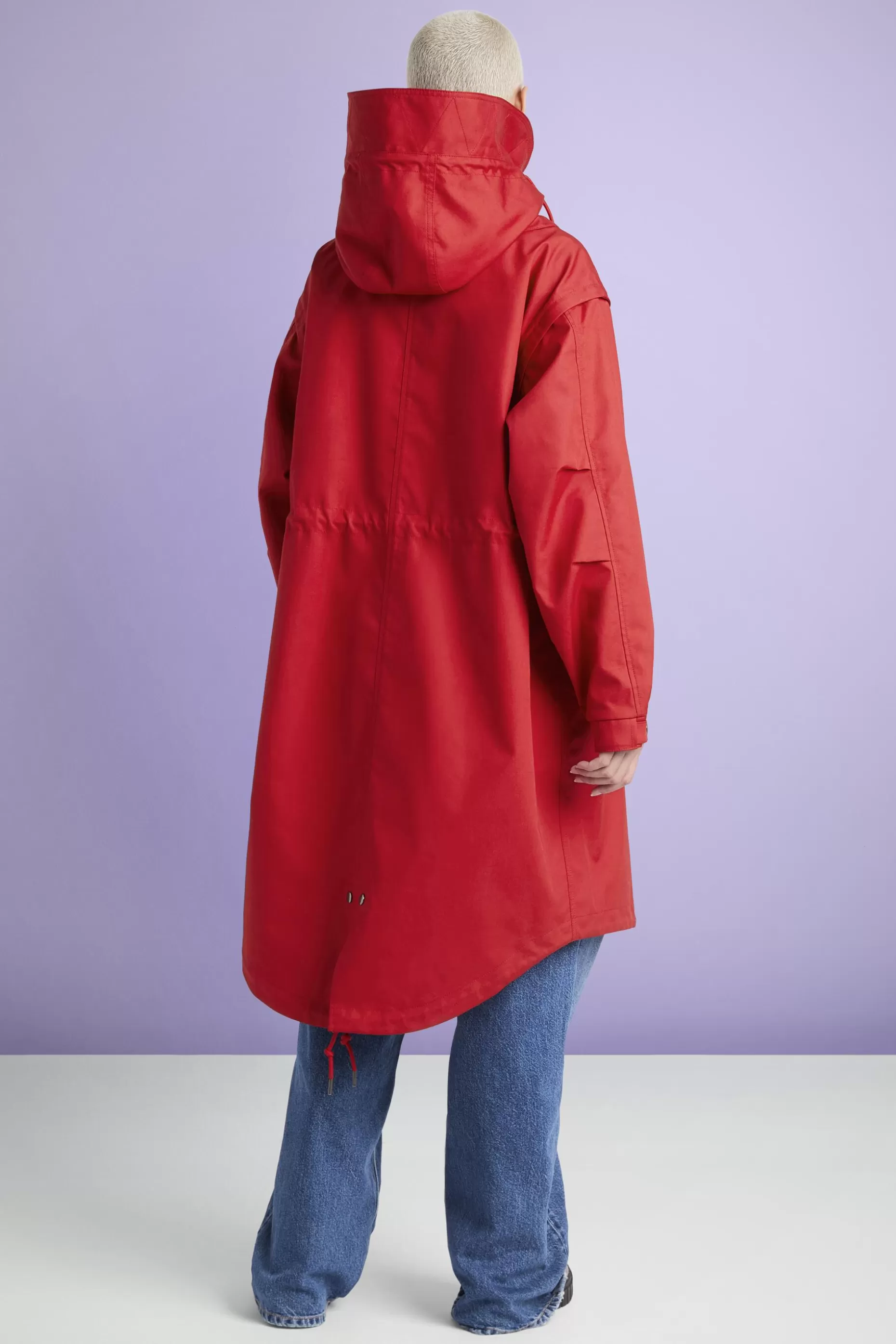 ESPRIT Coated Cotton Hooded Parka at our Online Shop *Women Jackets + Coats