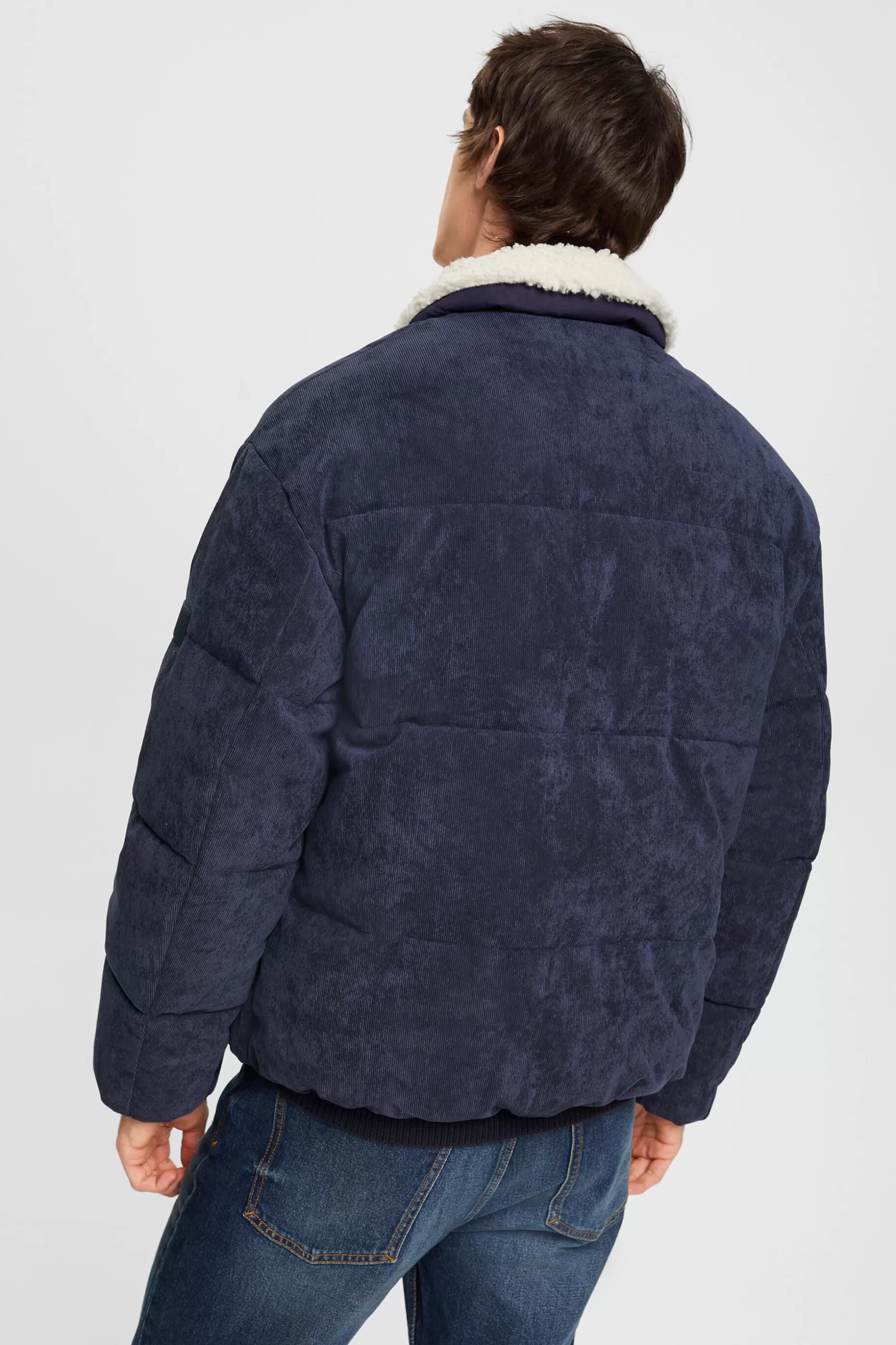 ESPRIT Corduroy puffer jacket at our Online Shop *Men Jackets + Coats