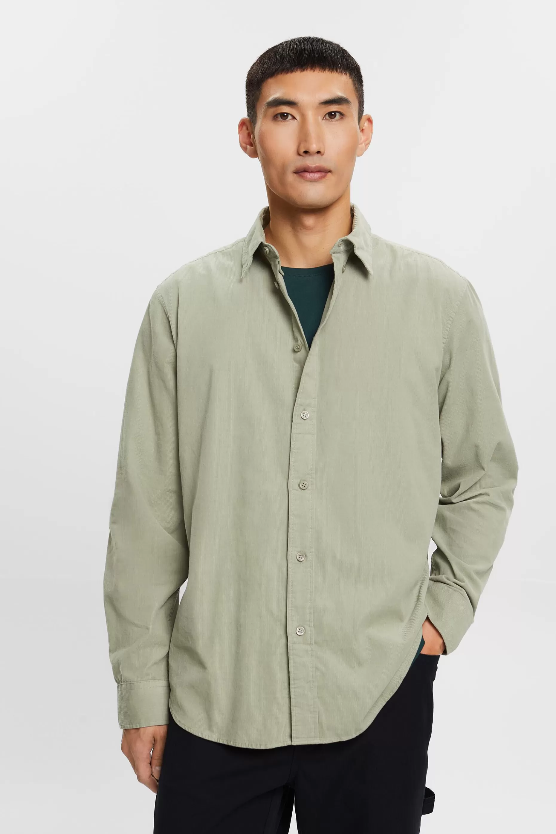 ESPRIT Corduroy shirt, 100% cotton at our Online Shop * Sale Under $50