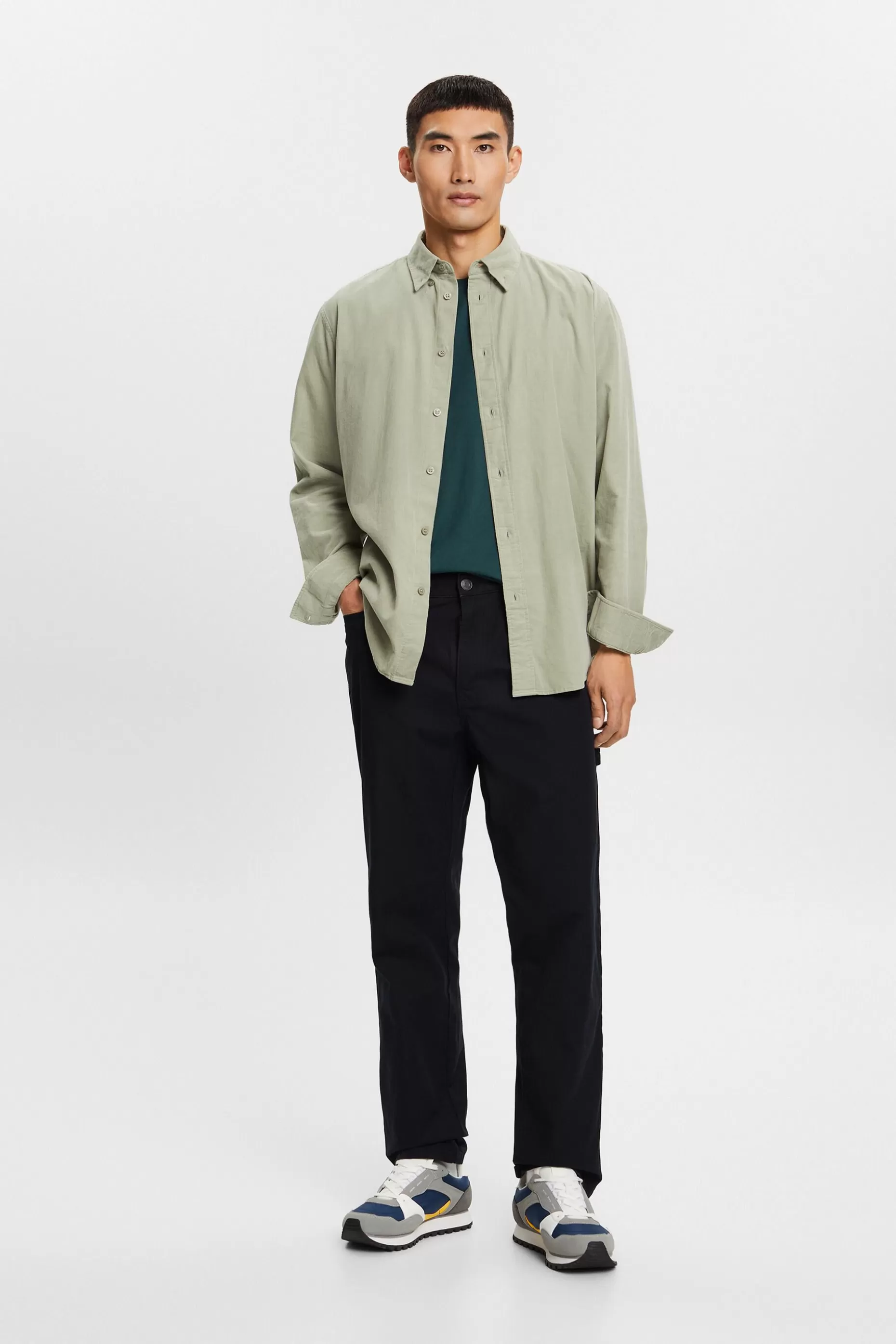 ESPRIT Corduroy shirt, 100% cotton at our Online Shop * Sale Under $50