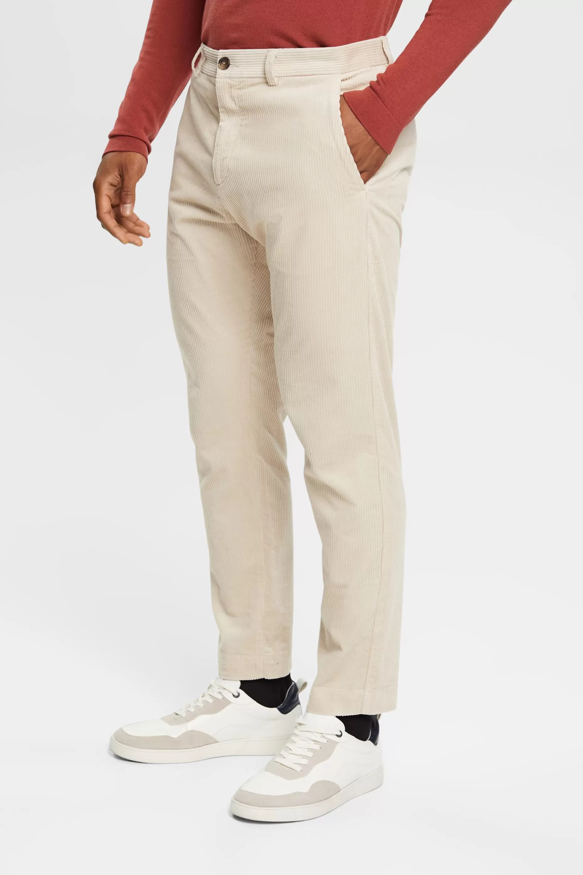 ESPRIT Corduroy trousers at our Online Shop *Men Pants + Joggers