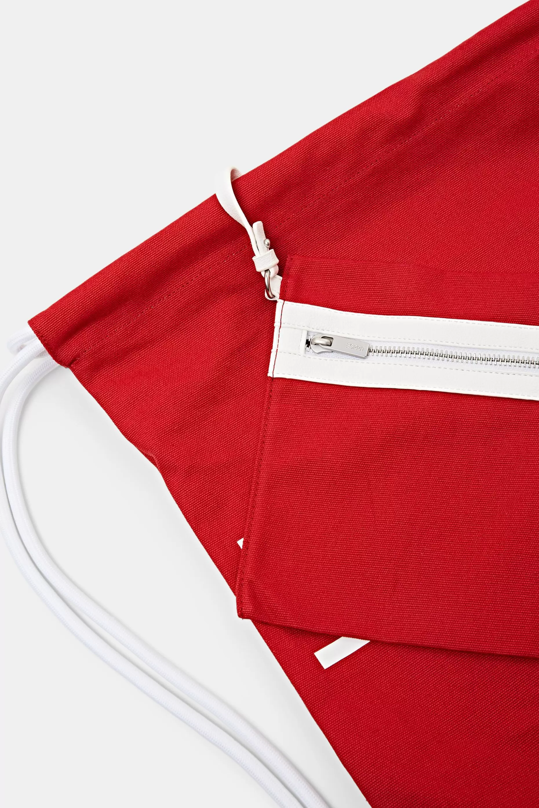 ESPRIT Cotton Canvas Logo Drawstring Backpack at our Online Shop *Men Bags + Wallets