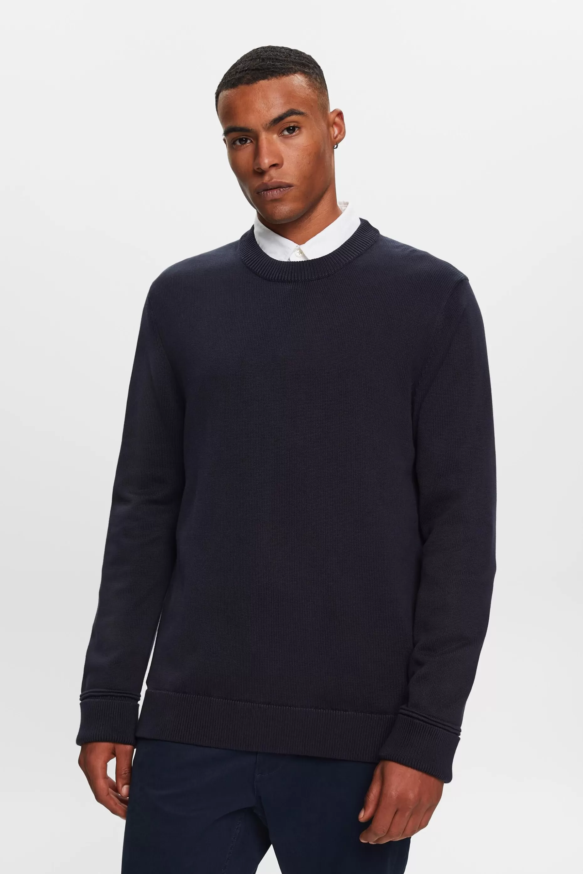 ESPRIT Cotton Crewneck Sweater at our Online Shop *Men Sweaters
