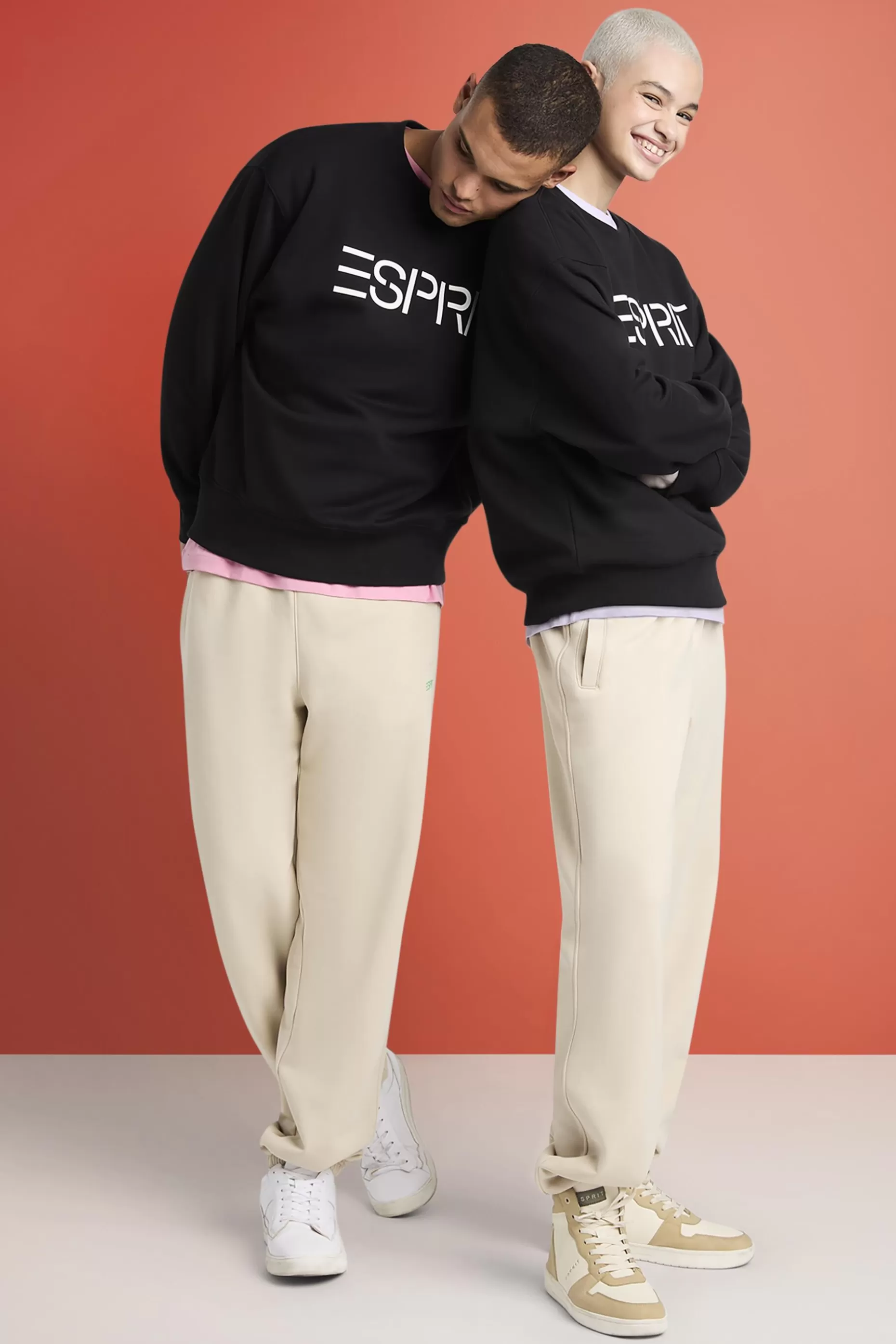 ESPRIT Cotton Fleece Logo Sweatshirt at our Online Shop *Men Sweatshirts + Hoodies