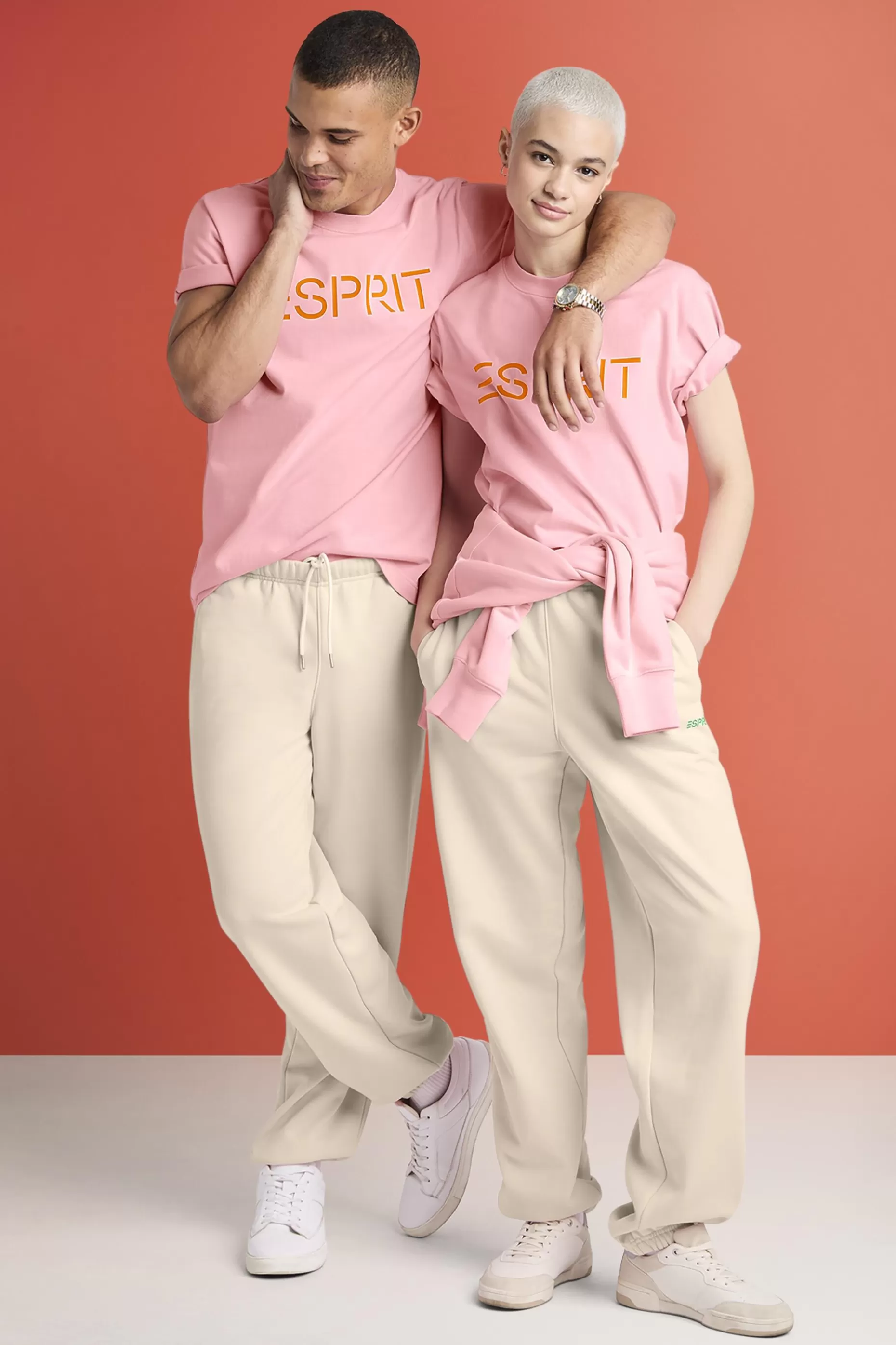 ESPRIT Cotton Jersey Logo T-Shirt at our Online Shop *Men T-Shirts + Polos
