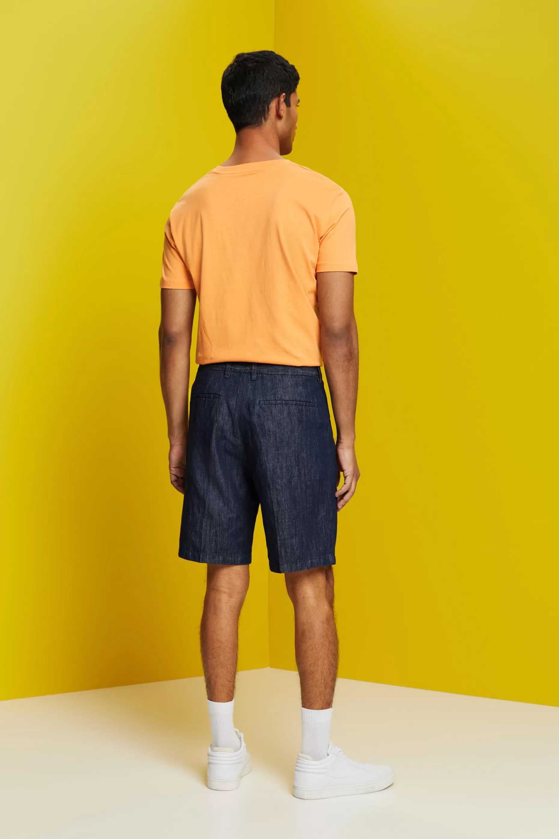 ESPRIT Cotton Linen Chino Shorts at our Online Shop *Men Shorts