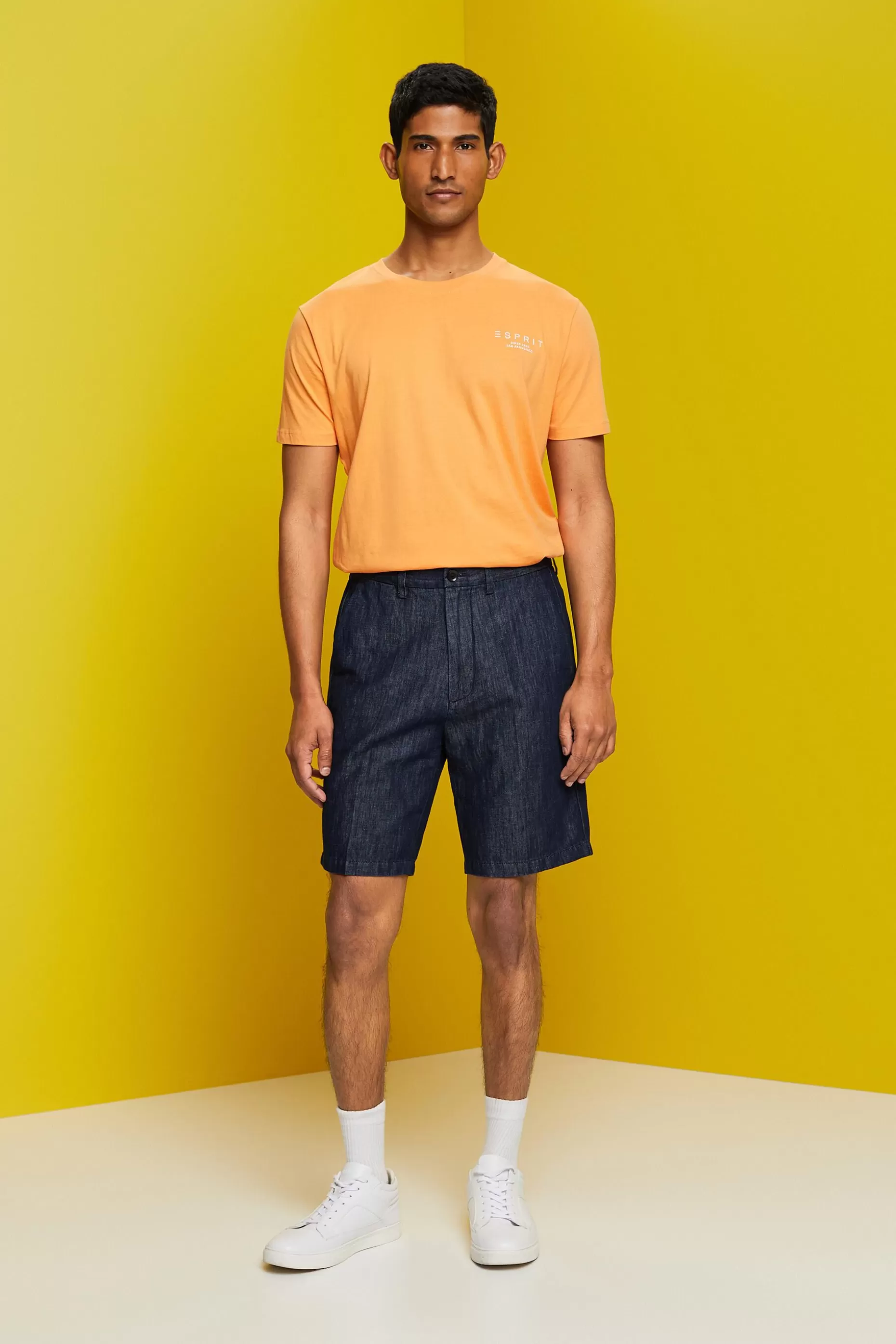 ESPRIT Cotton Linen Chino Shorts at our Online Shop *Men Shorts