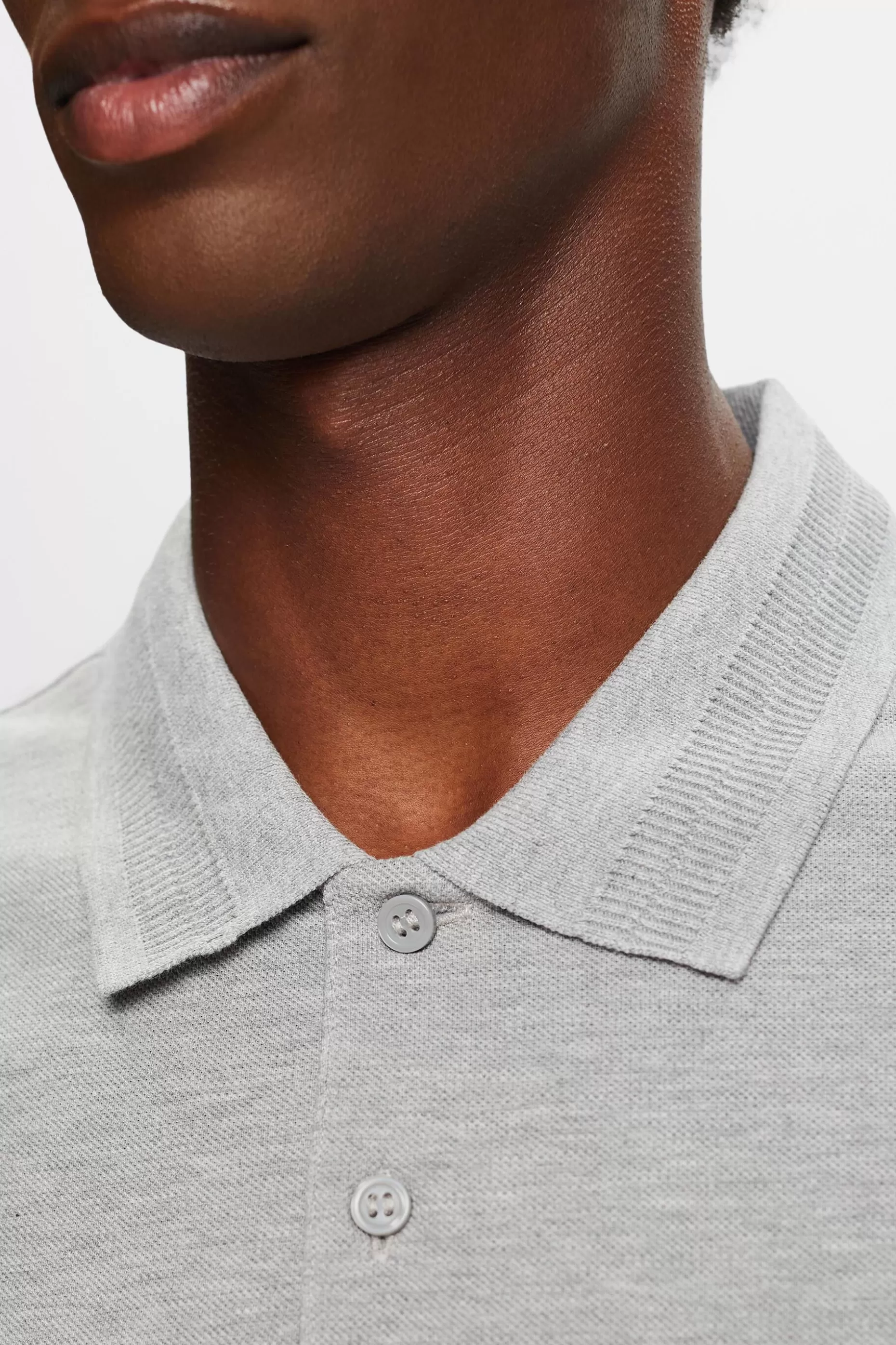 ESPRIT Cotton Pique Polo Shirt at our Online Shop *Men T-Shirts + Polos