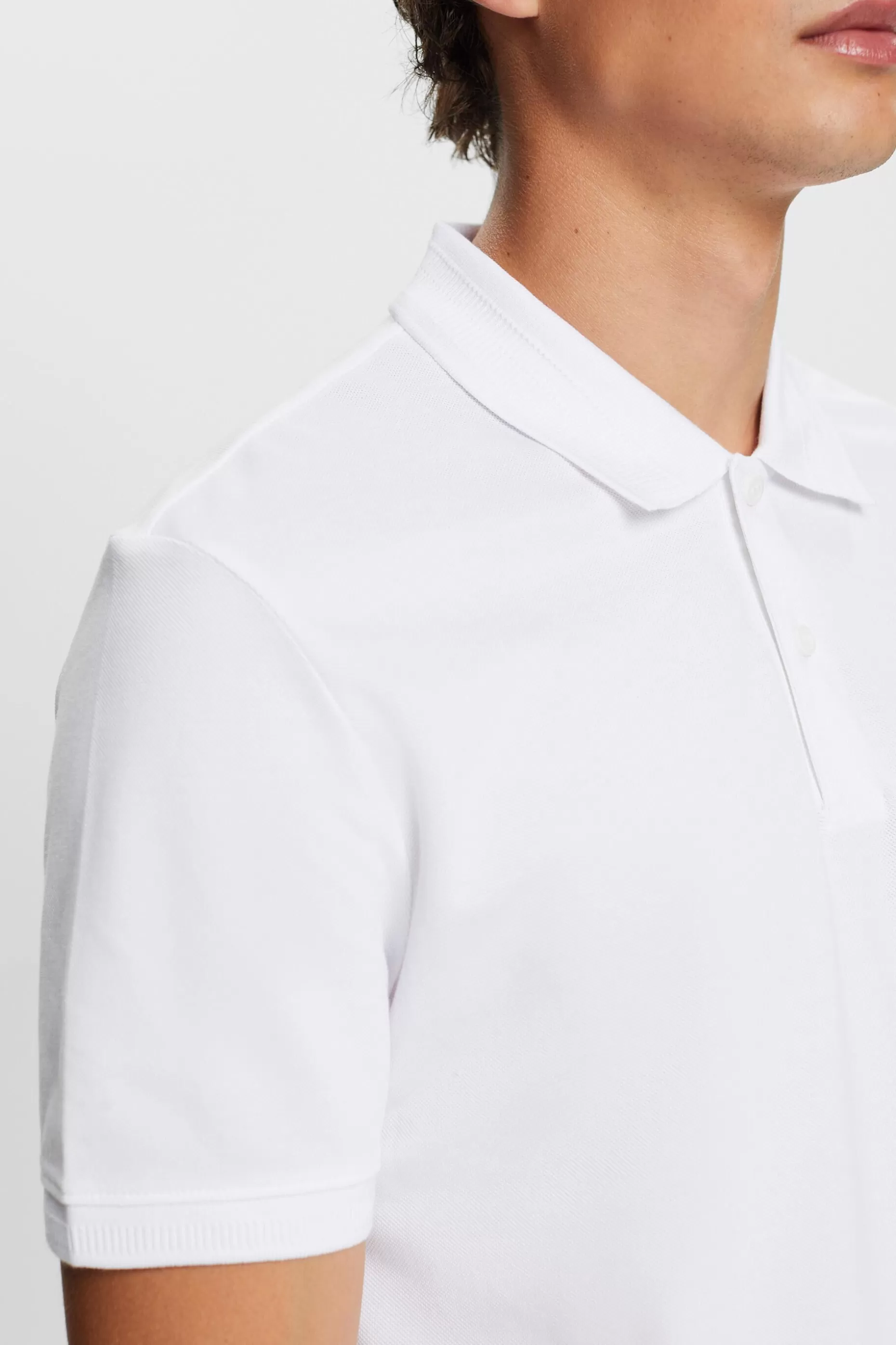 ESPRIT Cotton Pique Polo Shirt at our Online Shop *Men T-Shirts + Polos