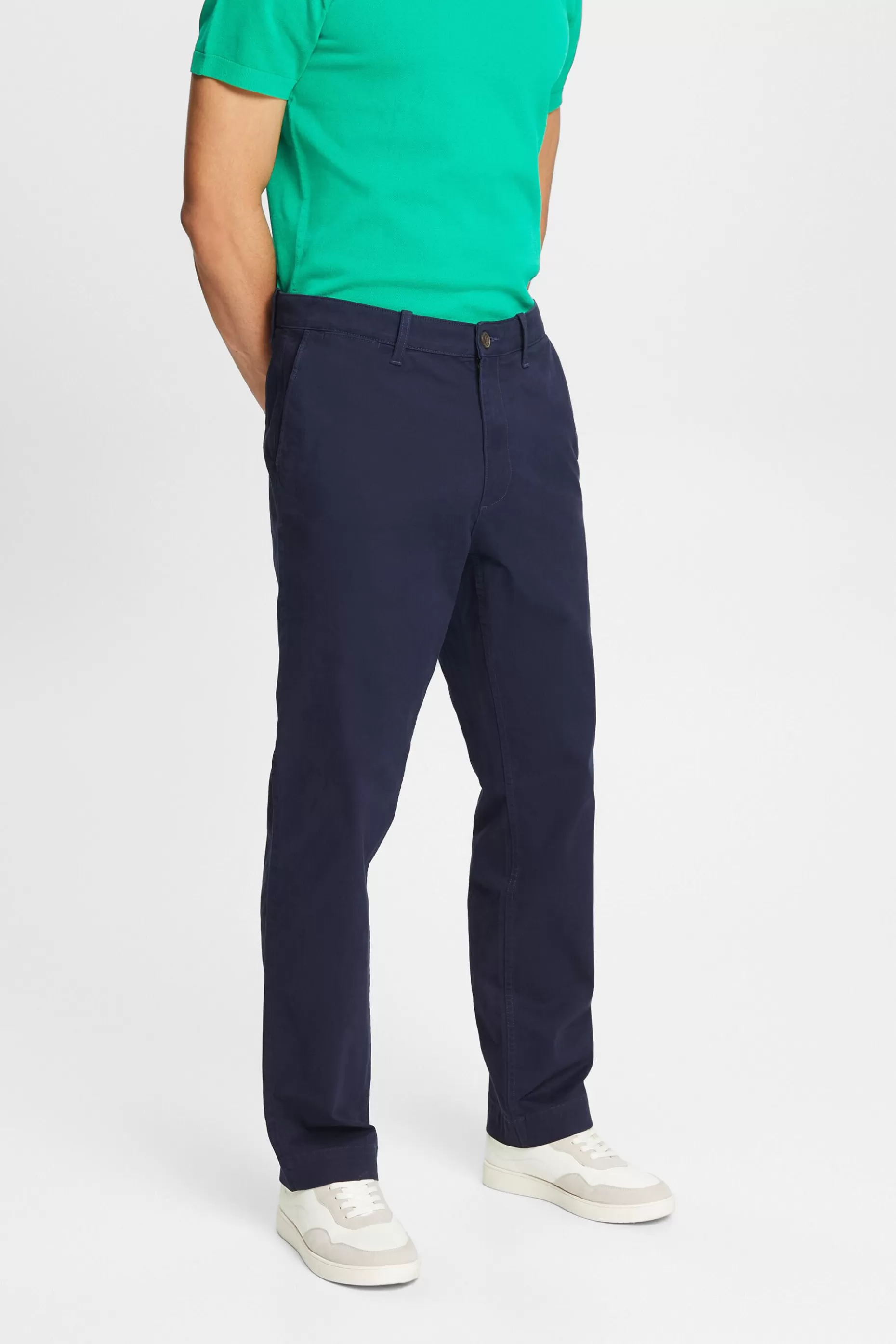 ESPRIT Cotton Straight Chino Pants at our Online Shop *Men The Spring Edit